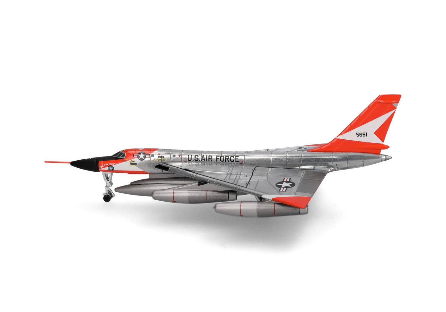 Herpa Wings HE573160 1:200 U.S. Air Force Convair XB - 58A Hustler Test Wing