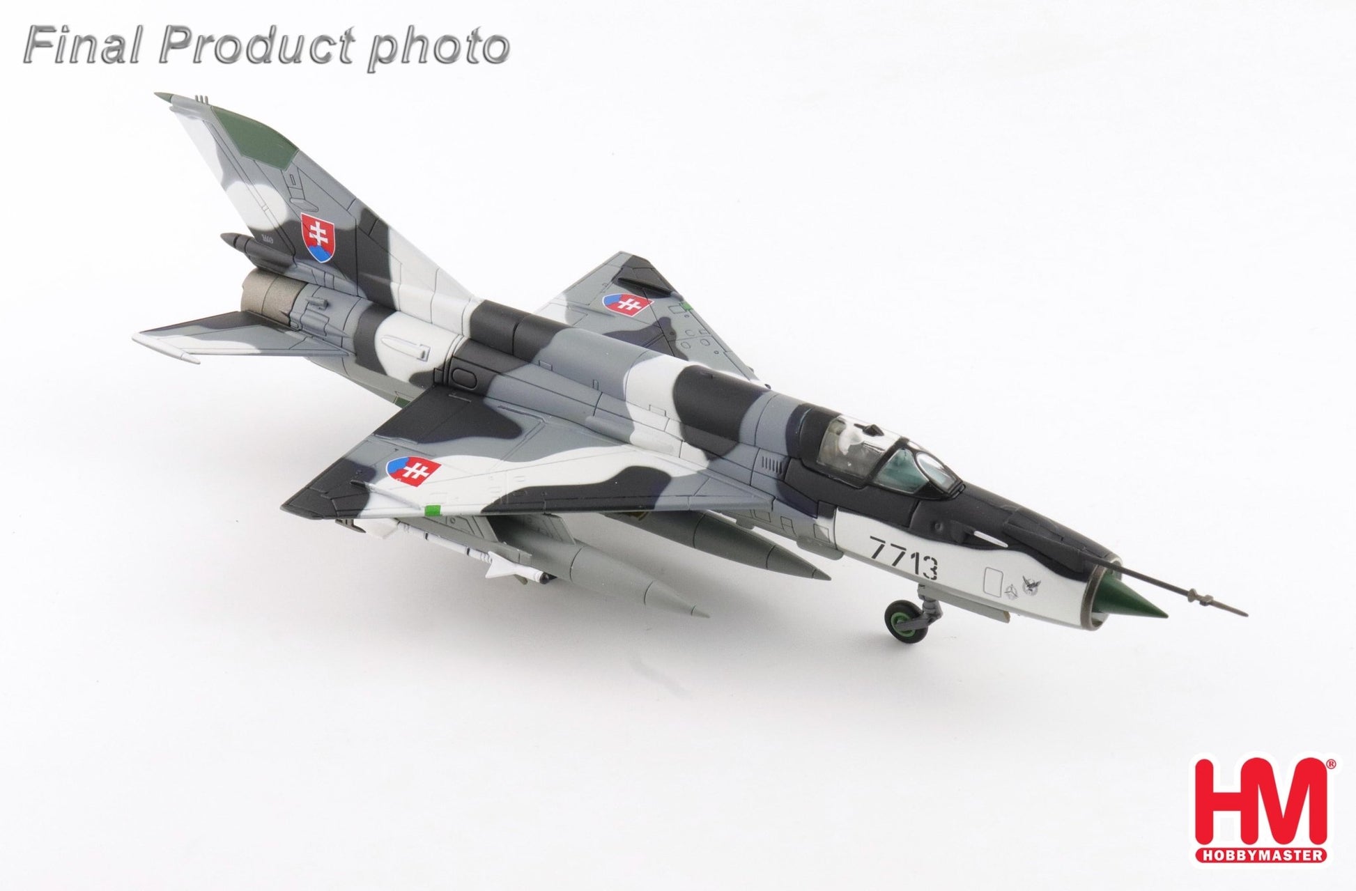 Hobby Master HA0153 1:72 MIG - 21MF "Slovak Air Force" 7713, 4th Flight, Sliac Airbase, 1999