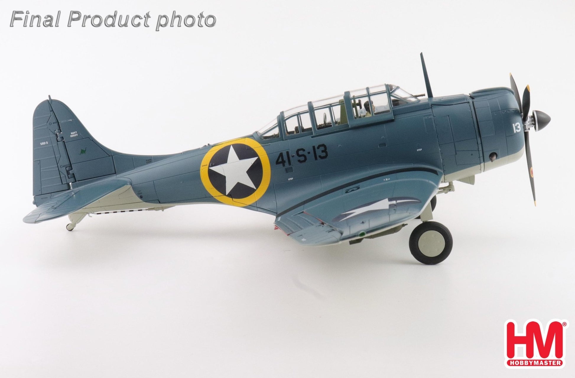 Hobby Master HA0218 1:32 SBD - 3 Dauntless "Operation Torch" BuNo. 06624, 41 - S - 13, VS - 41, USS Ranger, Nov 1942