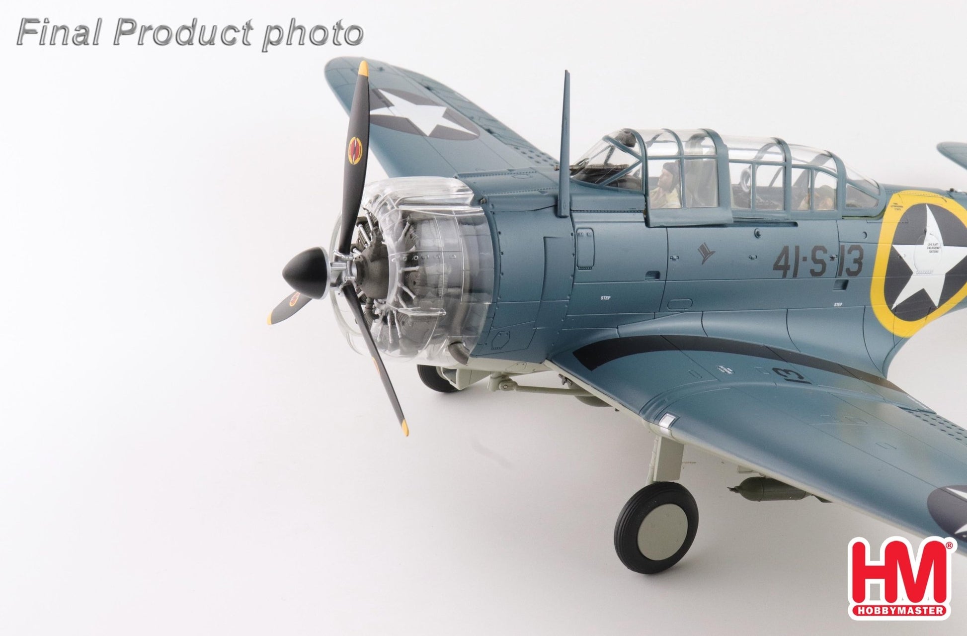 Hobby Master HA0218 1:32 SBD - 3 Dauntless "Operation Torch" BuNo. 06624, 41 - S - 13, VS - 41, USS Ranger, Nov 1942