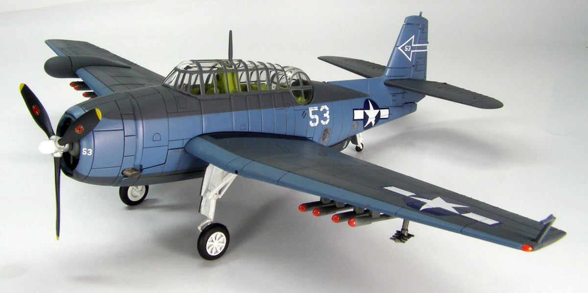 Hobby Master HA1205 1:72 Grumman (General Motors) TBM - 3 Avenger, VT(N) - 90, 53, USS Enterprise, 1945, "Night fighting bomber"