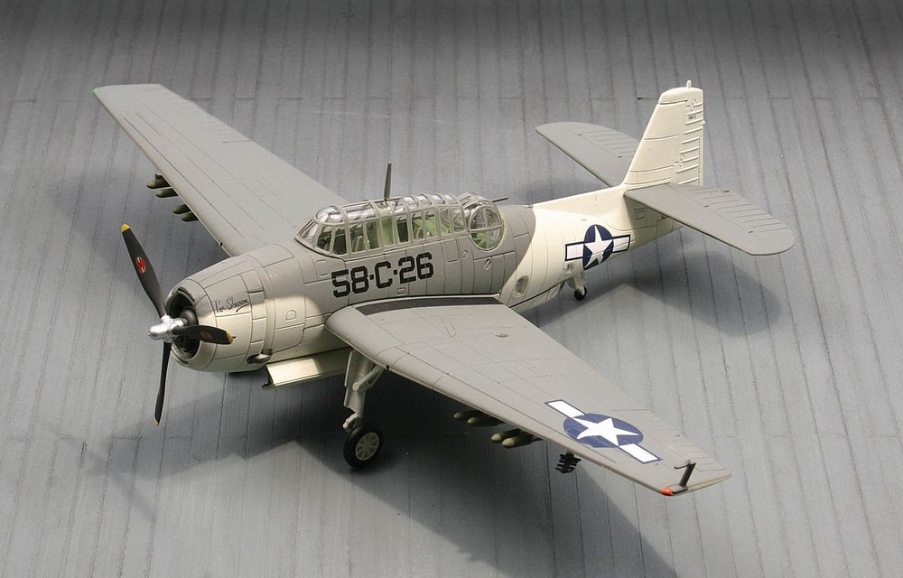 Hobby Master HA1209 1:72 Grumman TBF - 1C Avenger, "Len Sharon", VC - 58, 58 - C - 26, USS Block Island, 1944, First rocket attack on U Boat