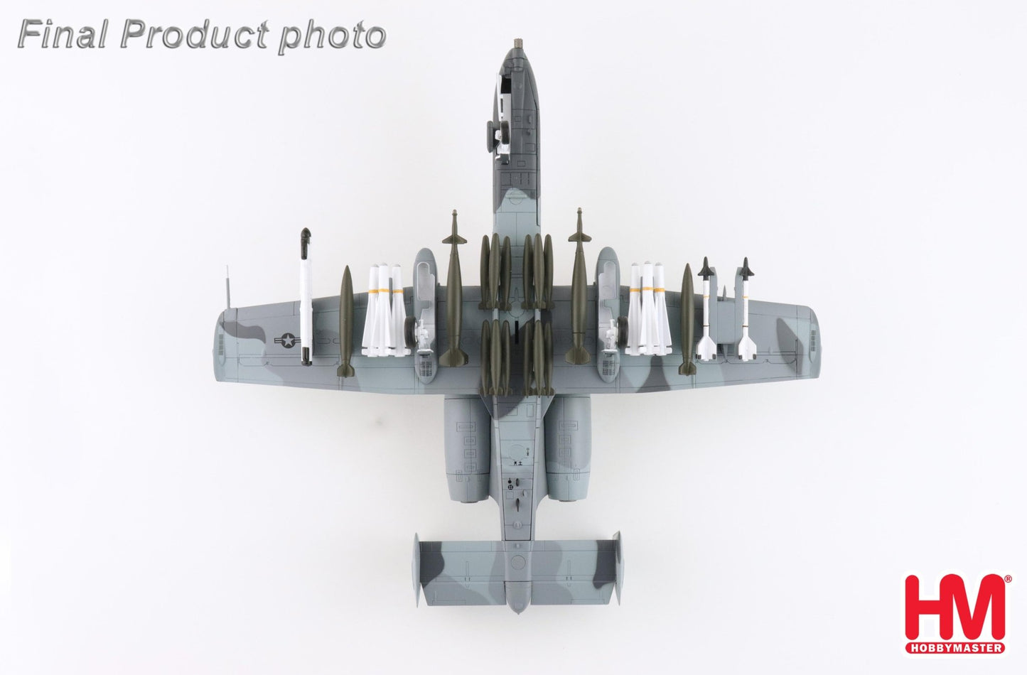 Hobby Master HA1340 1:72 A - 10A "Flipper" AF76 - 0530, 47th TFS, 1990 (w/12 x Mk.82, 2 x GBU - 10, 6 x AGM - 65, 2 x AIM - 9)