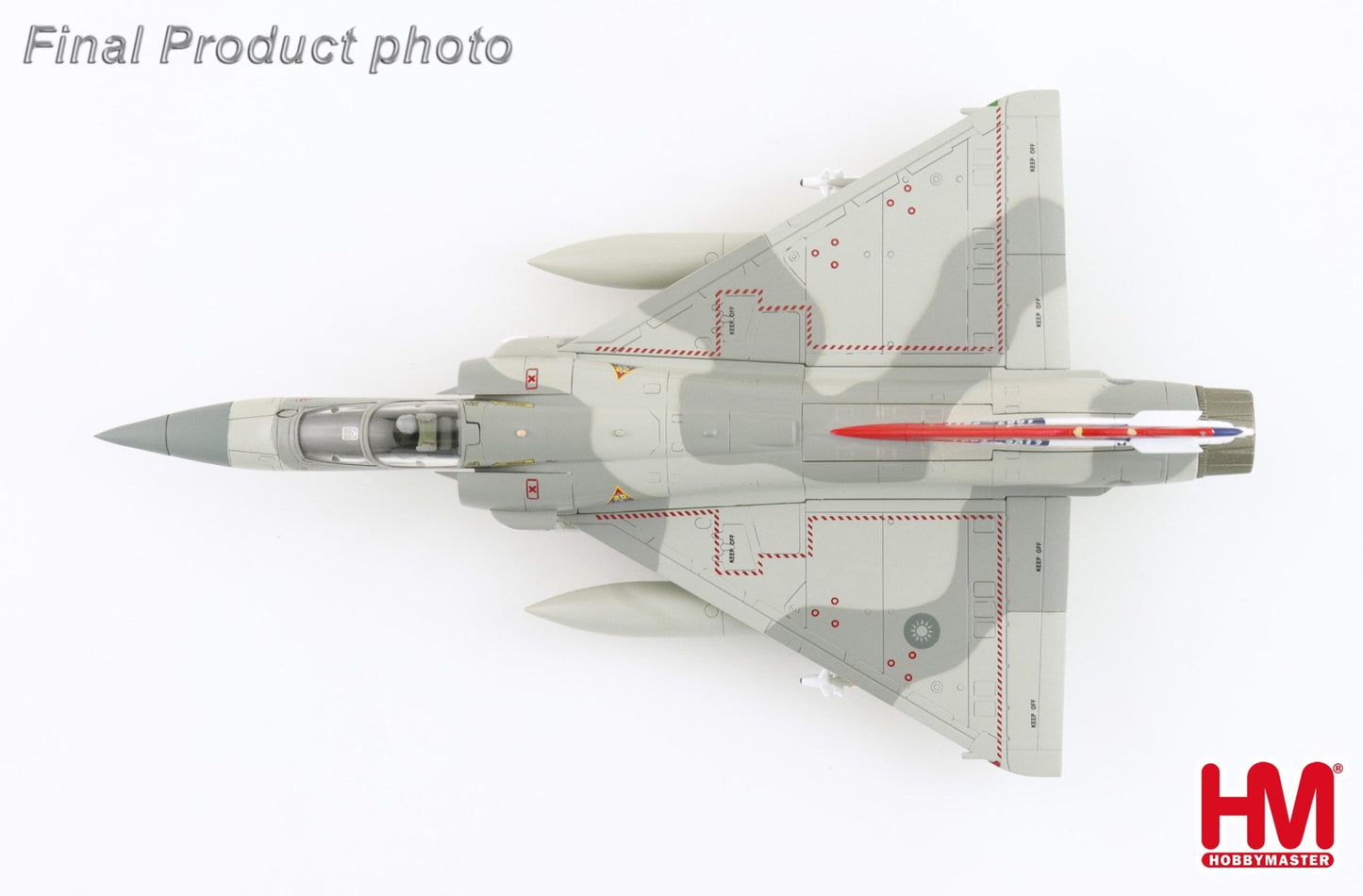Hobby Master HA1621b 1:72 Mirage 2000 - 5 "20th Anniversary of Mirage 2000 ROCAF" (w/ 2x Magic, 4 x Mica missiles, 2 x 1700L fuel tanks, 1 x center fuell tank)