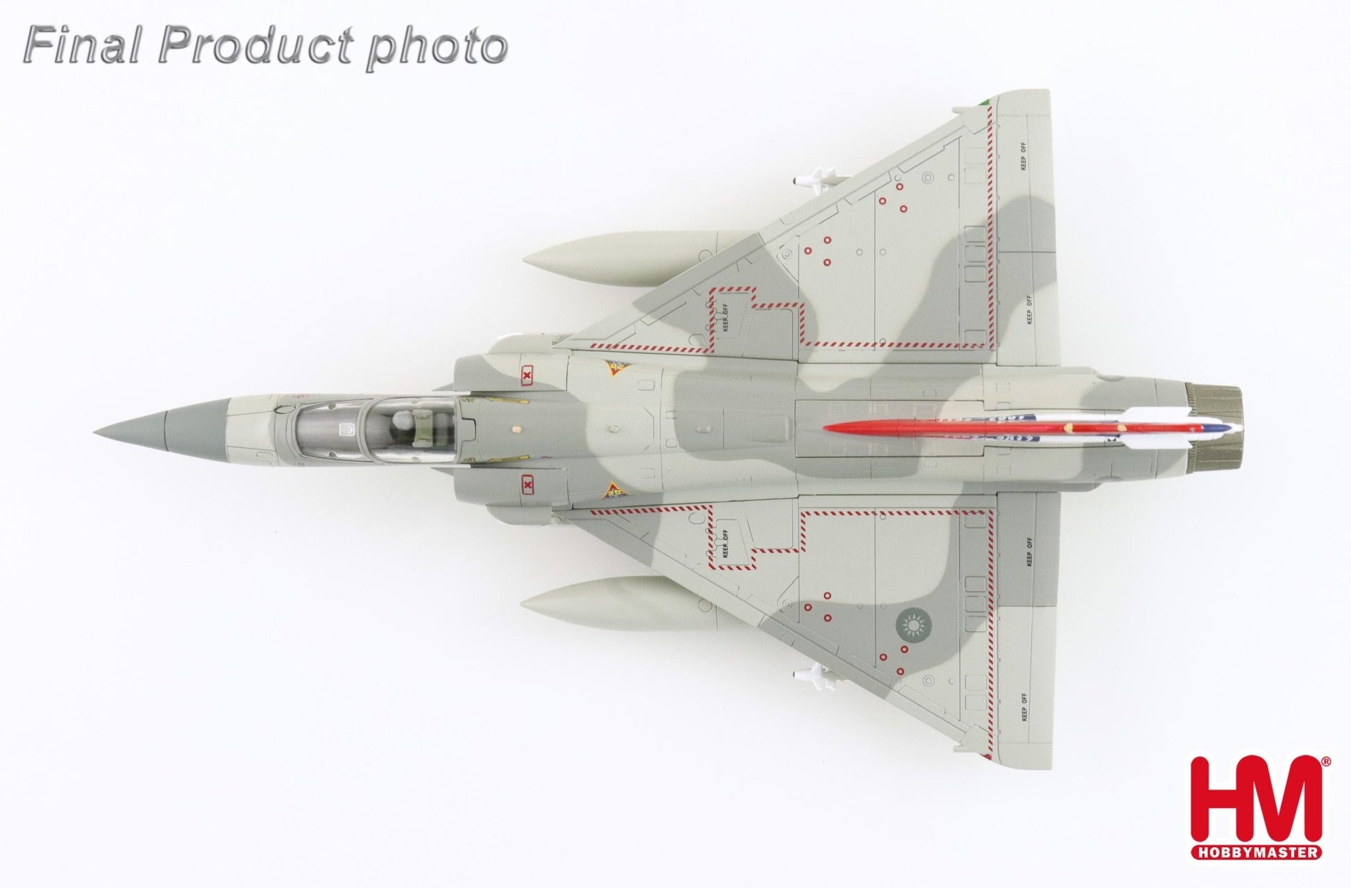 Hobby Master HA1621b 1:72 Mirage 2000 - 5 "20th Anniversary of Mirage 2000 ROCAF" (w/ 2x Magic, 4 x Mica missiles, 2 x 1700L fuel tanks, 1 x center fuell tank)