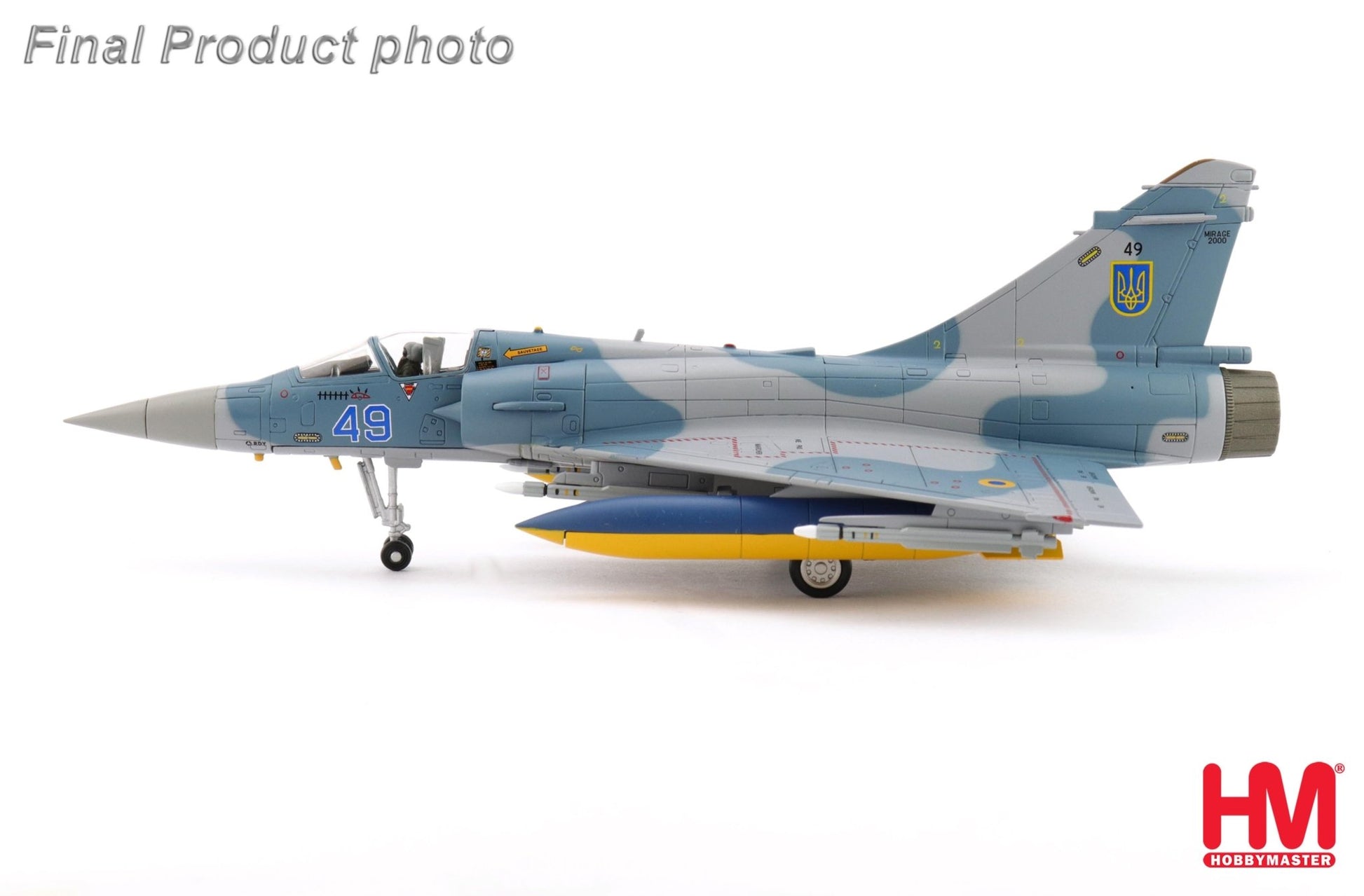 Hobby Master HA1622 1:72 Mirage 2000-5F Ukranian Air Force, 2025 (w/no. 1 & 2 planes decal)