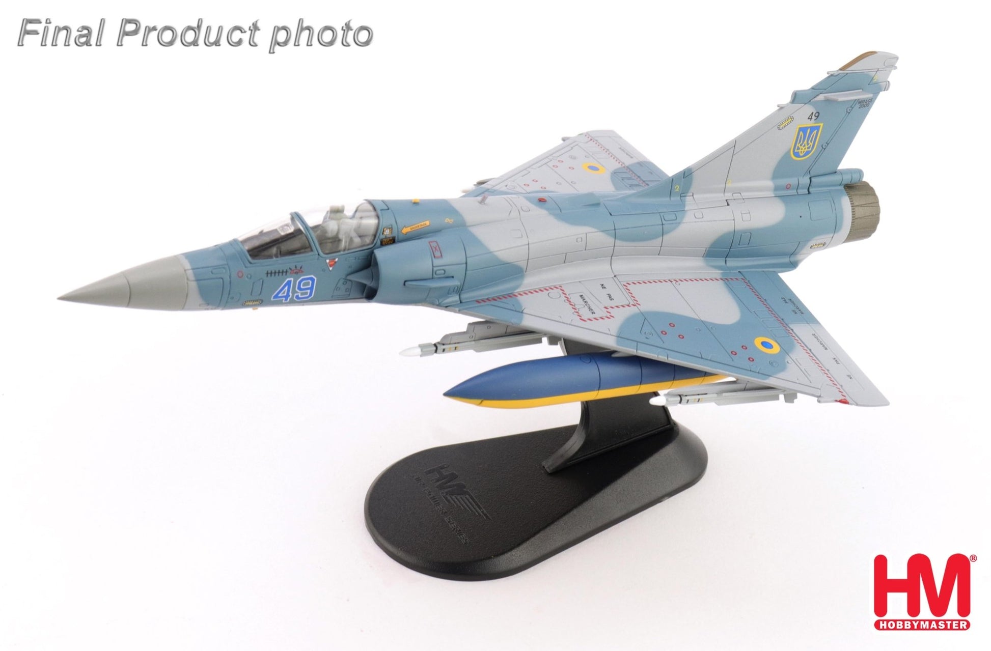 Hobby Master HA1622 1:72 Mirage 2000-5F Ukranian Air Force, 2025 (w/no. 1 & 2 planes decal)