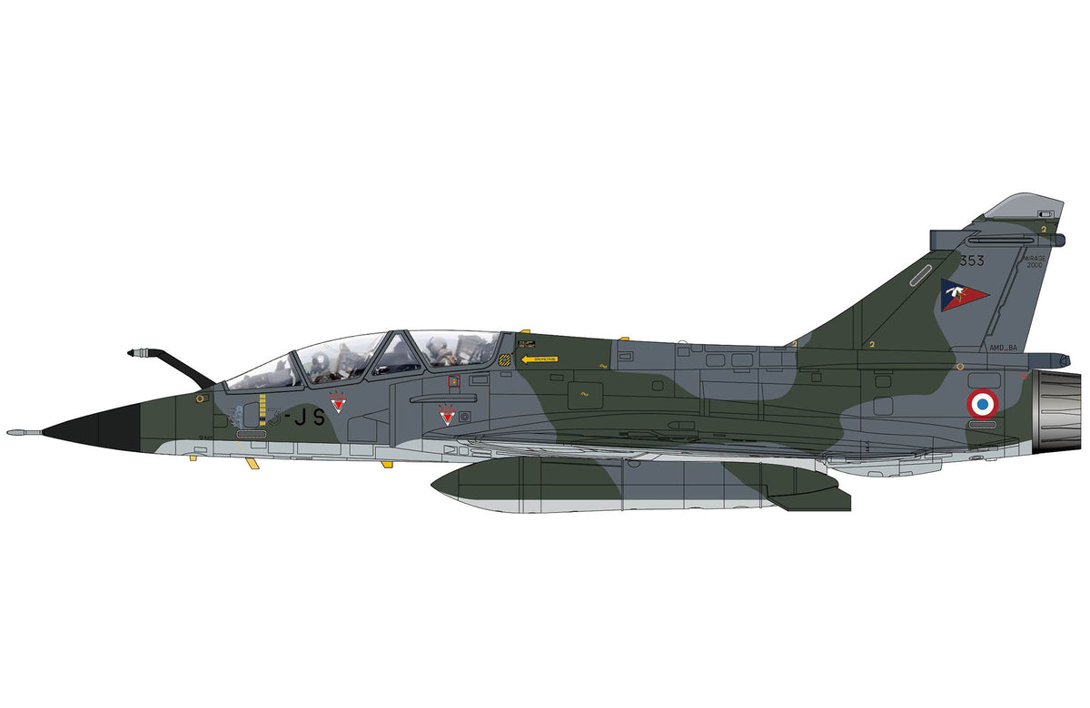 Hobby Master HA1658 1:72 Mirage 2000N 353/3-JS, French Air Force, 1995