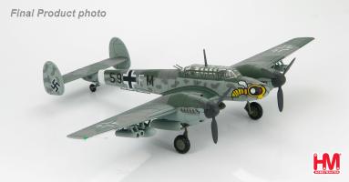 Hobby Master HA1806 Bf - 110G - 2 S9+FM, II/ZG 1, Italy 1943 "Wespen"