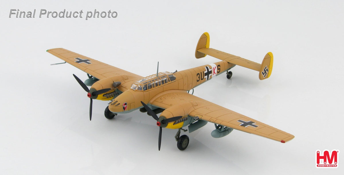 Hobby Master HA1812 1:72 Bf 110E - 2 3U+KS, 8./ZG 26, North Africa, 1941