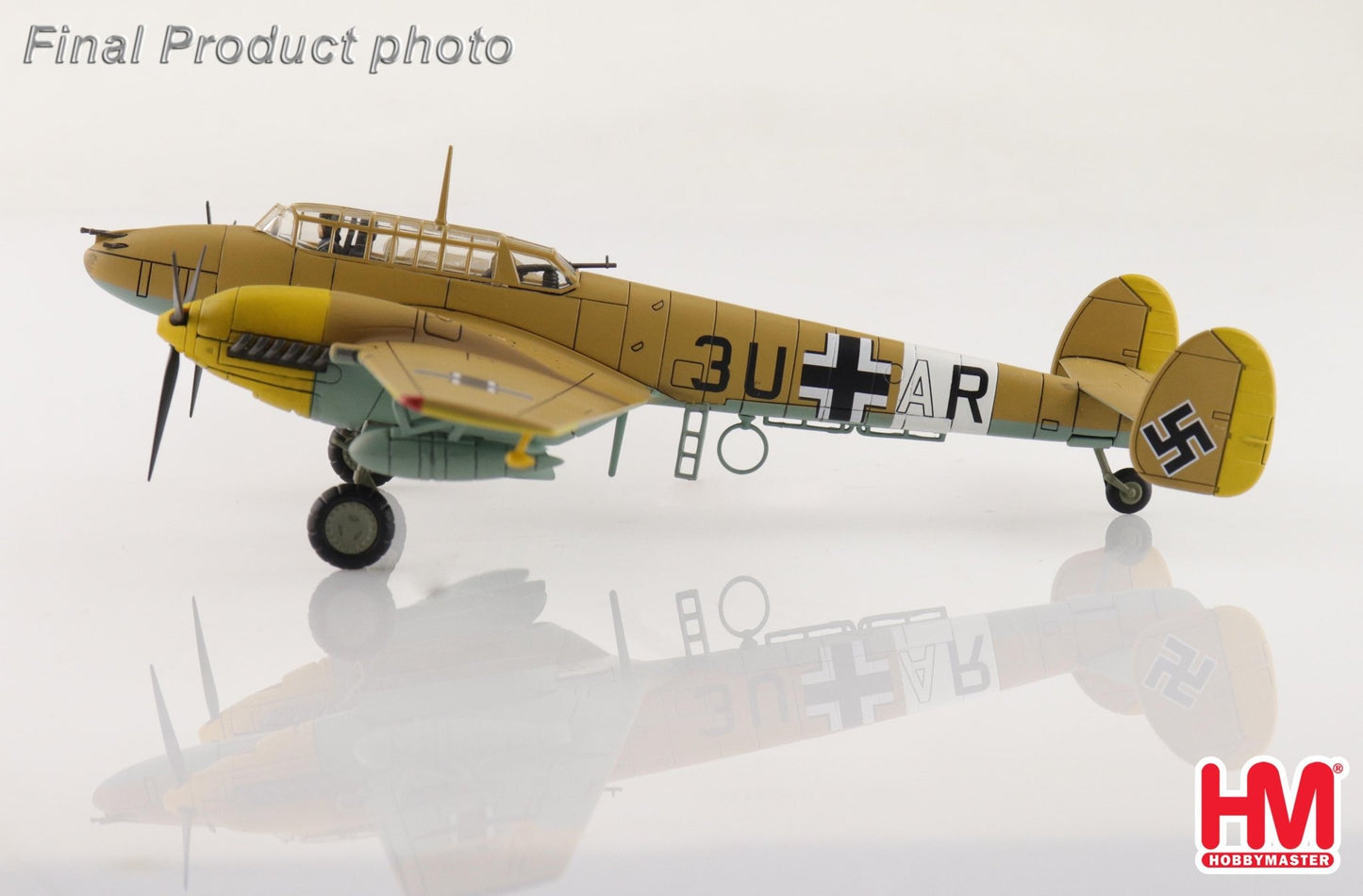 Hobby Master HA1817 1:72 BF 110E - 2 3U+AR, 7./ZG 26, Italy 1941 (special weathered version)