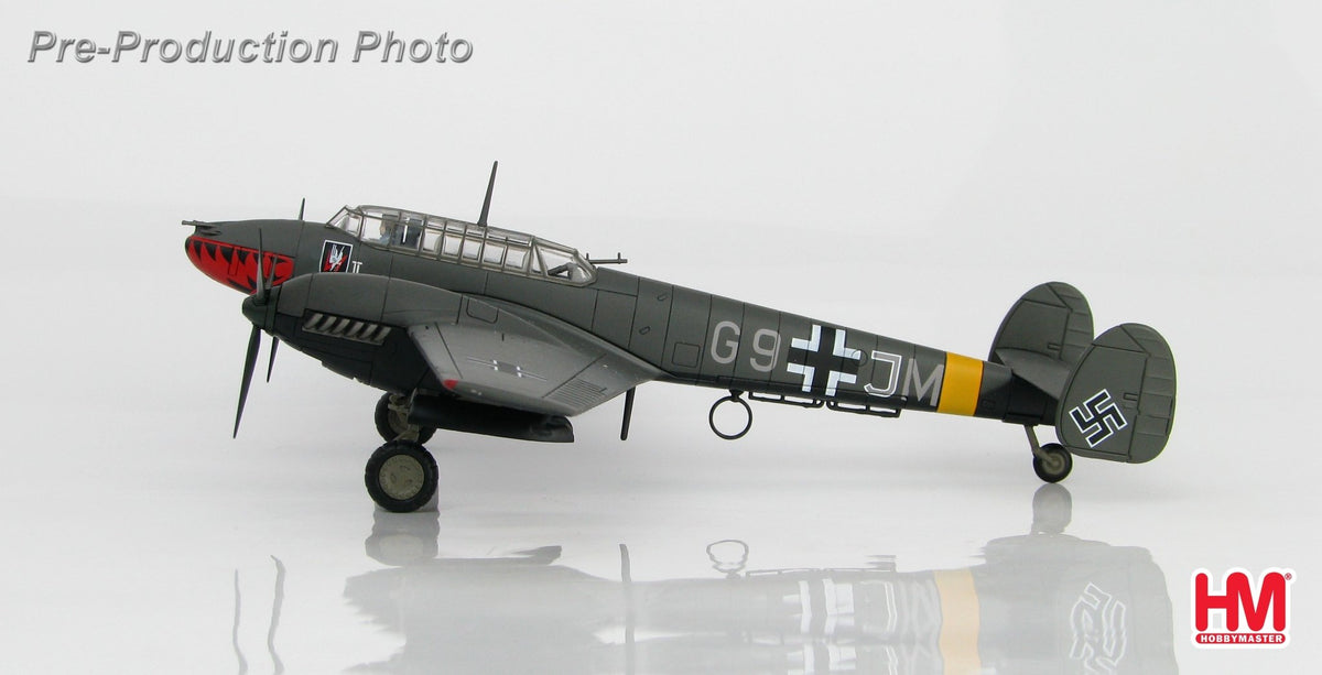 Hobby Master HA1835 1:72 Bf 110E - 2 "Operation Donnerkuill" G9+JM, 4./N.JG1, St Trond, France, 1942