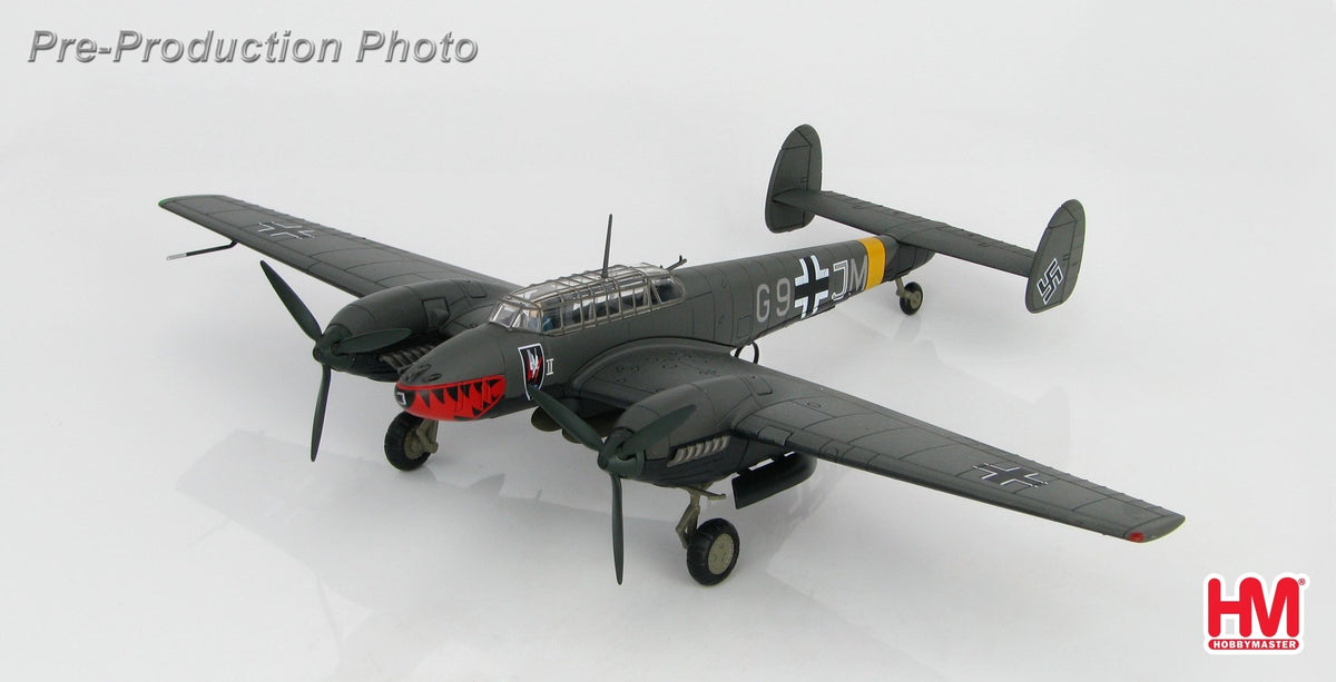 Hobby Master HA1835 1:72 Bf 110E - 2 "Operation Donnerkuill" G9+JM, 4./N.JG1, St Trond, France, 1942
