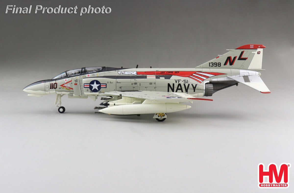 Hobby Master HA19043 1:72 U.S Navy F - 4B "Mig - 17 Killer" VF - 51 Screaming Eagles