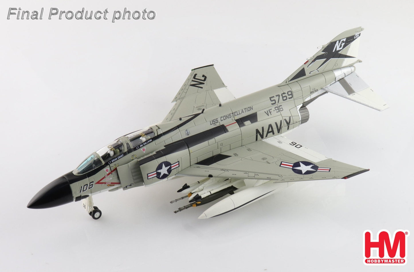 Hobby Master HA19071 1:72 F - 4J "Showtime 106" 155769, VF - 96, USS Constellation, May 1972
