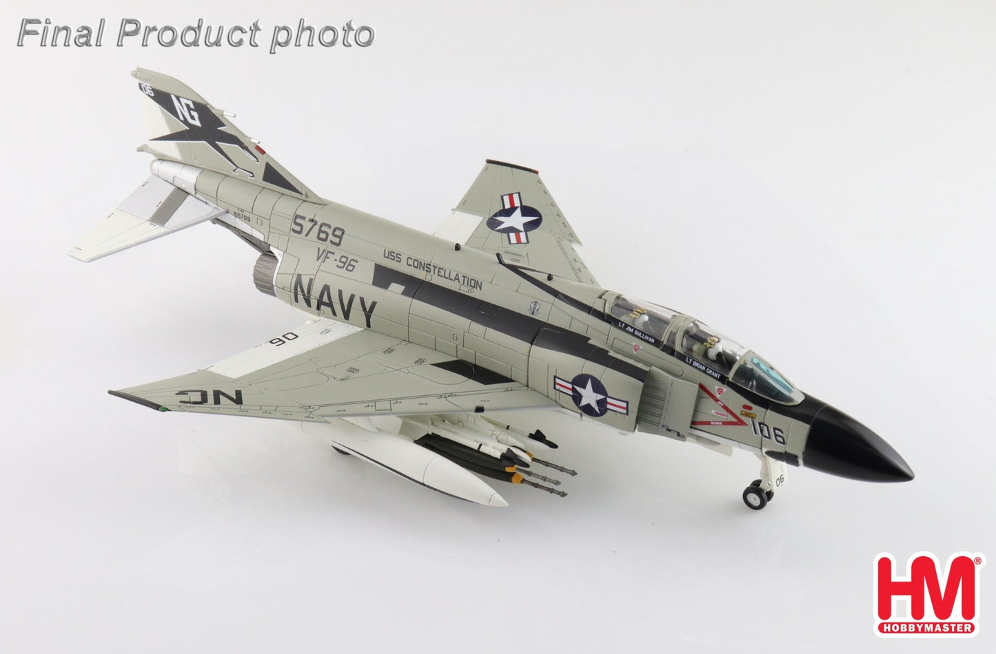 Hobby Master HA19071 1:72 F - 4J "Showtime 106" 155769, VF - 96, USS Constellation, May 1972