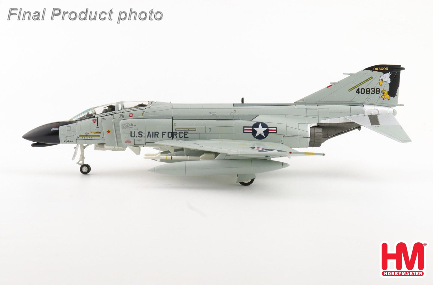 Hobby Master HA19076 1:72 F - 4C "Oregon ANG" 40838, 114th TFTS, Oregon, 1980s