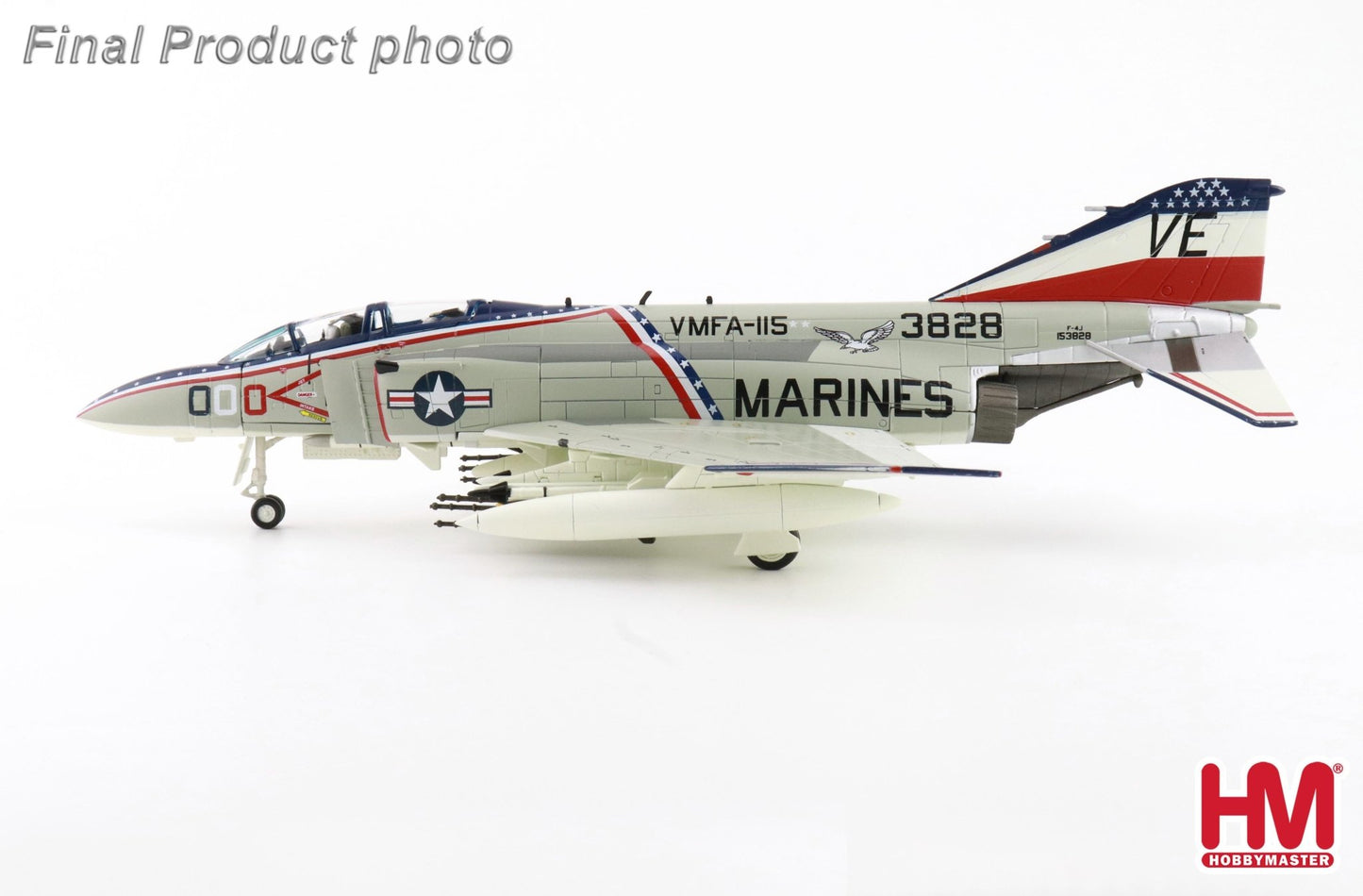 Hobby Master HA19078 1:72 F - 4J Phantom II 153828, US Marines, MCAS Iwakuni, 1976