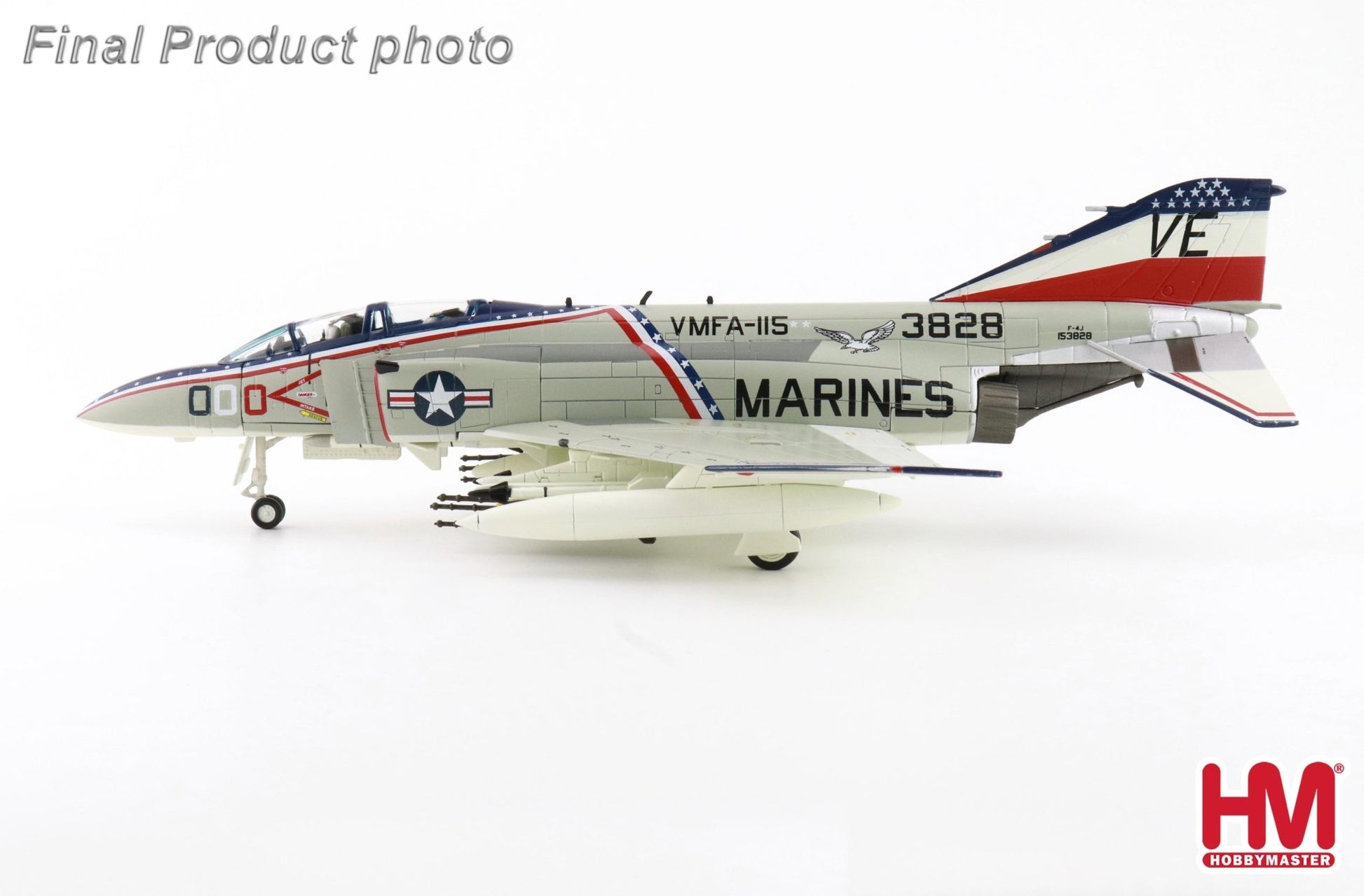 Hobby Master HA19078 1:72 F - 4J Phantom II 153828, US Marines, MCAS Iwakuni, 1976