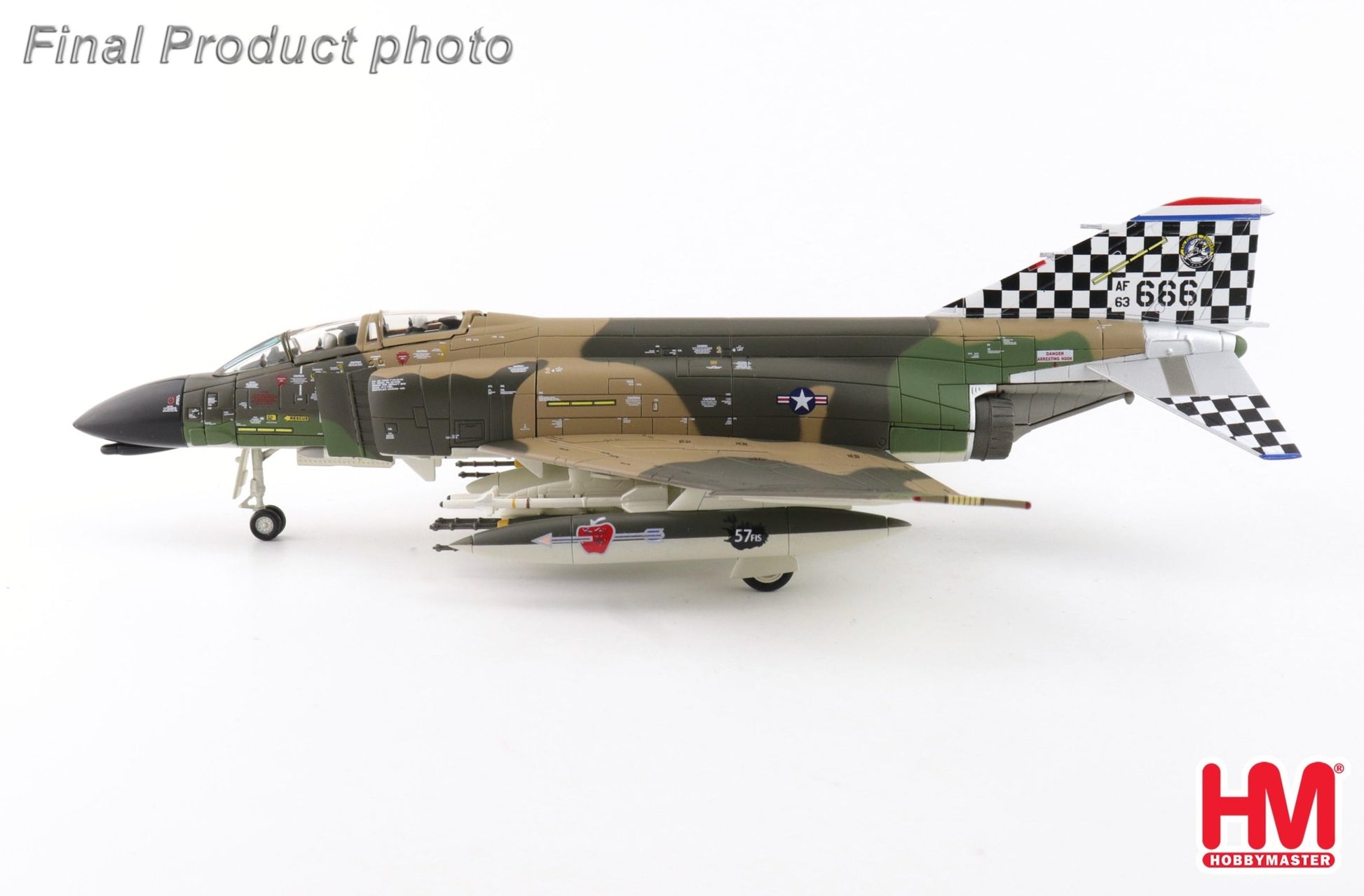 Hobby Master HA19082 1:72 F - 4C Phantom II "Wiliam Tell" 63 - 7666, 57th FIS, USAF, Iceland, 1977