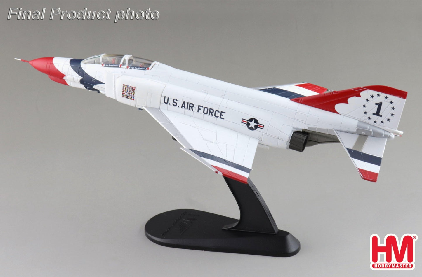 Hobby Master HA19083 1:72 F - 4E Thunderbirds No.1 plane, USAF, 1973/74 season