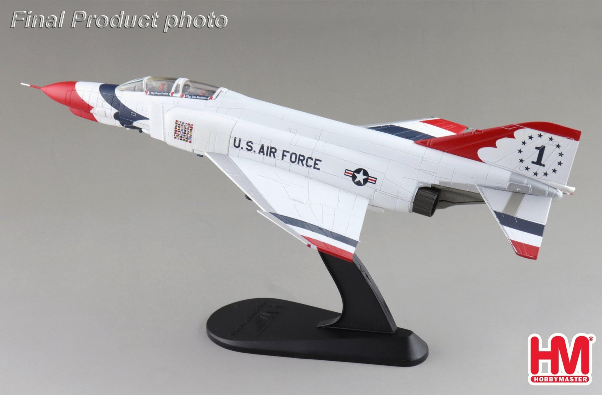 Hobby Master HA19083 1:72 F - 4E Thunderbirds No.1 plane, USAF, 1973/74 season
