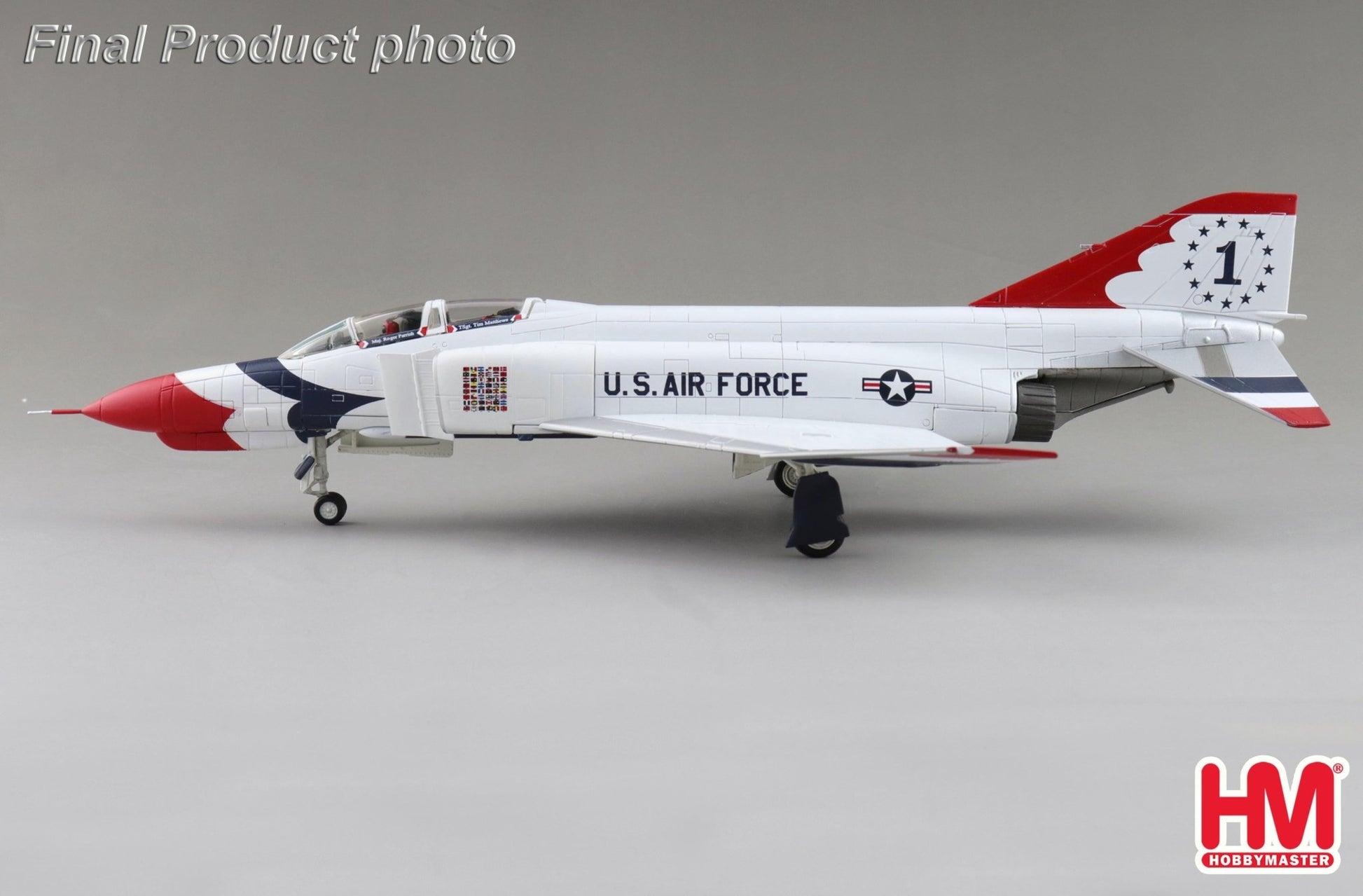 Hobby Master HA19083 1:72 F - 4E Thunderbirds No.1 plane, USAF, 1973/74 season