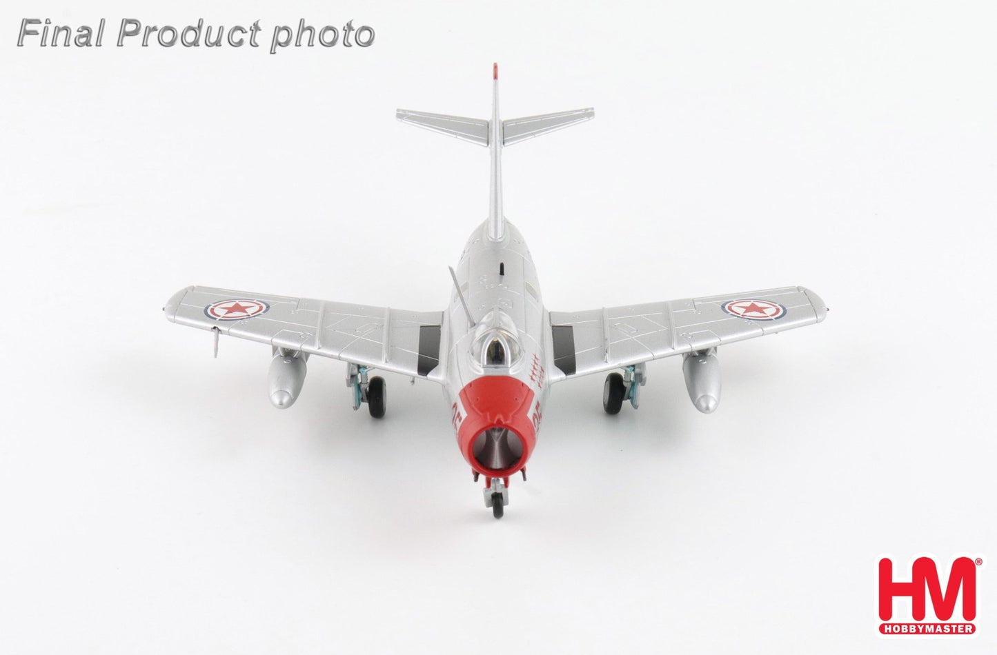 Hobby Master HA2418b 1:72 MIG - 15bis Red 25, Chinese People's Volunteers Air Force, North Korea, 1950s (with climbing ladder)