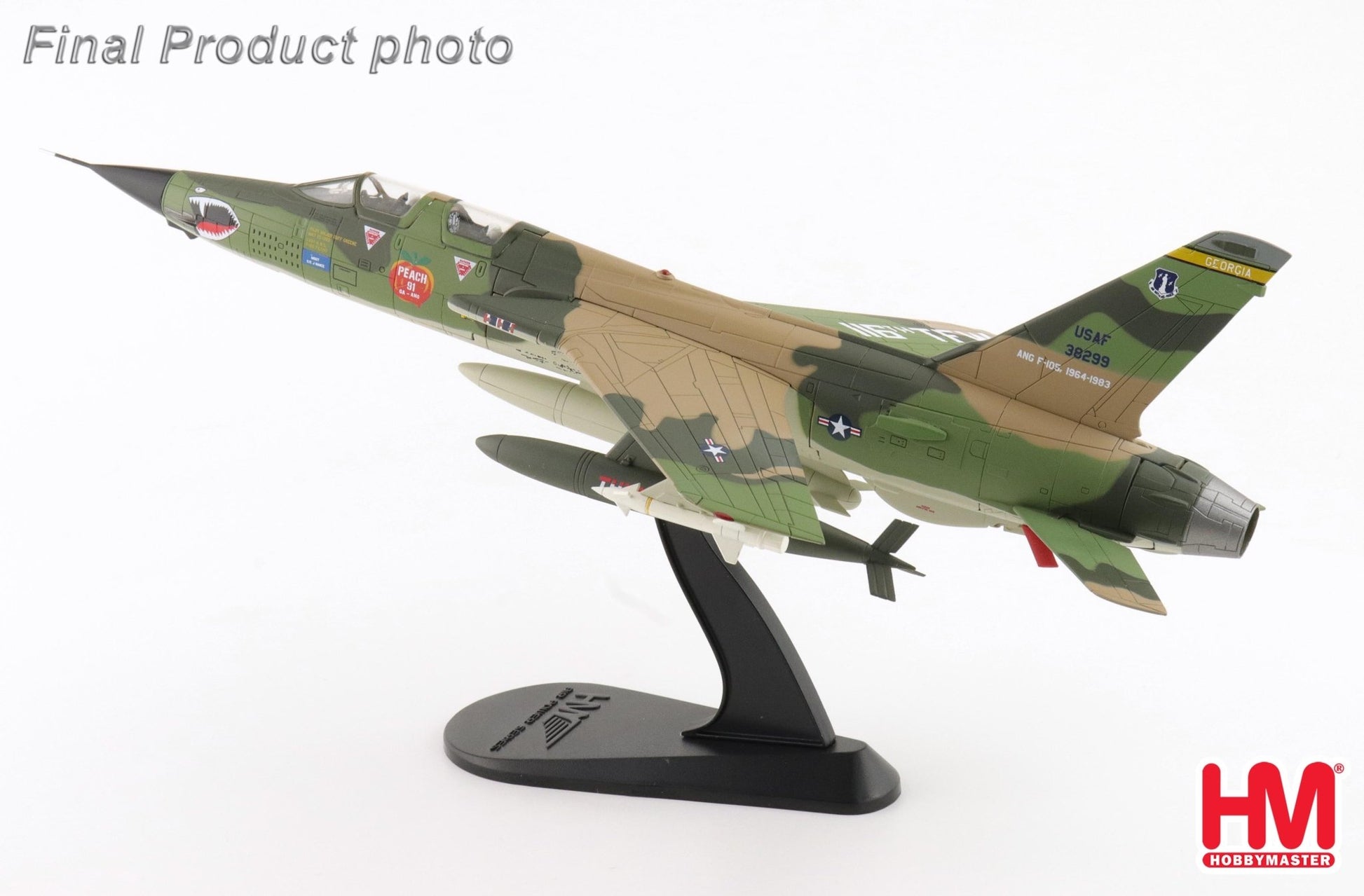Hobby Master HA2553 1:72 F - 105F Thunderchief "Peach 91" 63 - 8299, 128th TFS, Dobbins, 24 May 1983