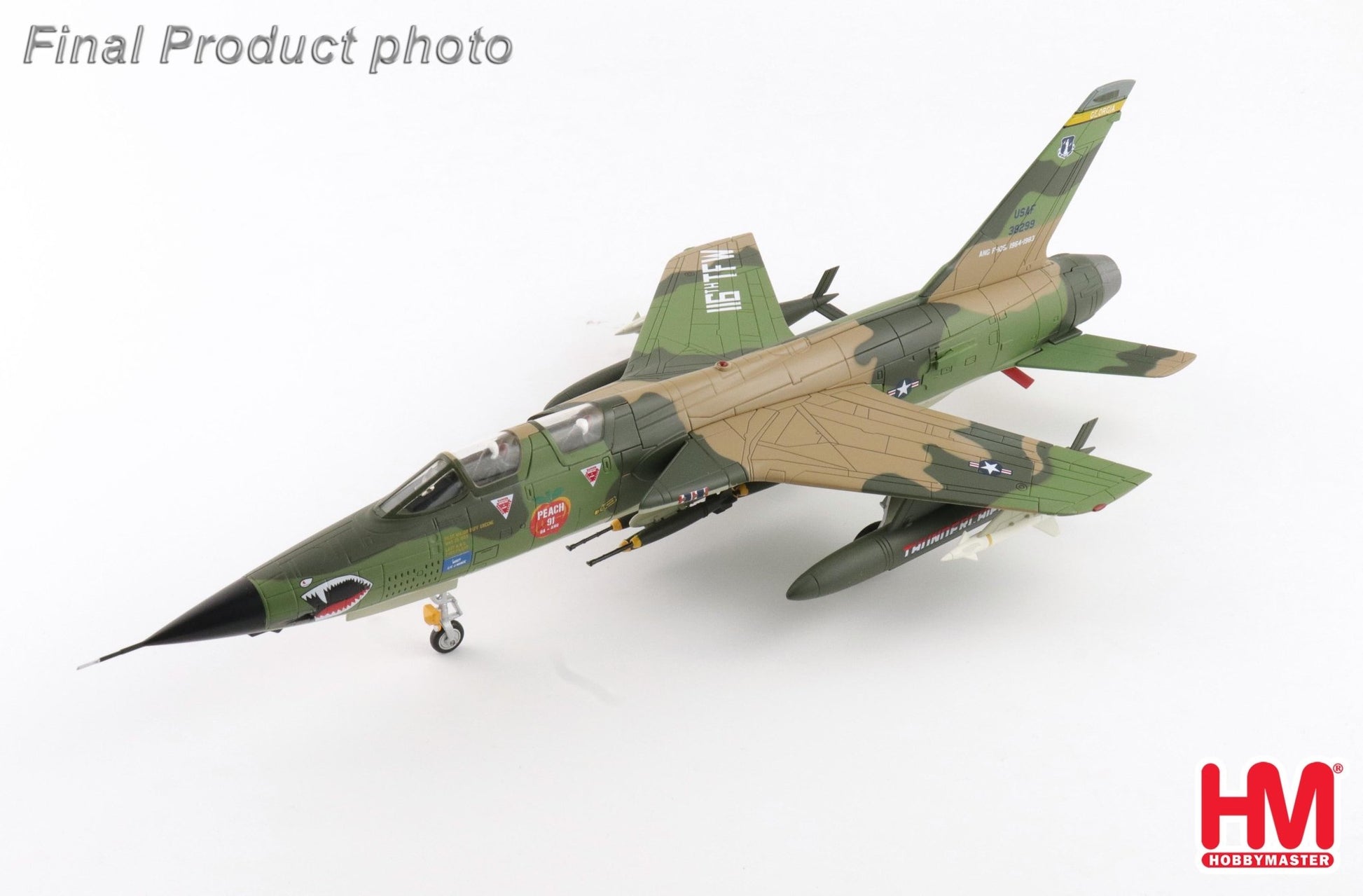 Hobby Master HA2553 1:72 F - 105F Thunderchief "Peach 91" 63 - 8299, 128th TFS, Dobbins, 24 May 1983