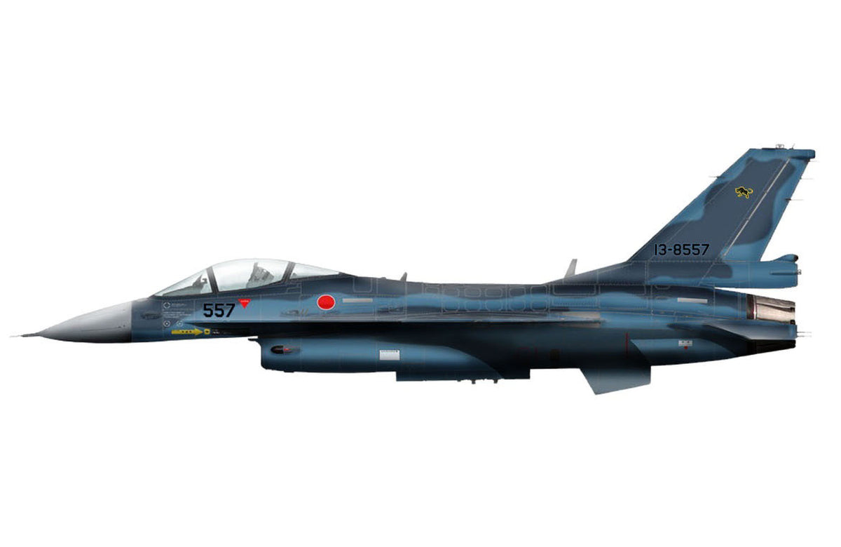 Hobby Master HA2713c 1:72 Japan F-2A Jet Fighter 13-8557, 8th TFS, JASDF (w/4 x AAM-4, 2 x ASM-3, CFTs)