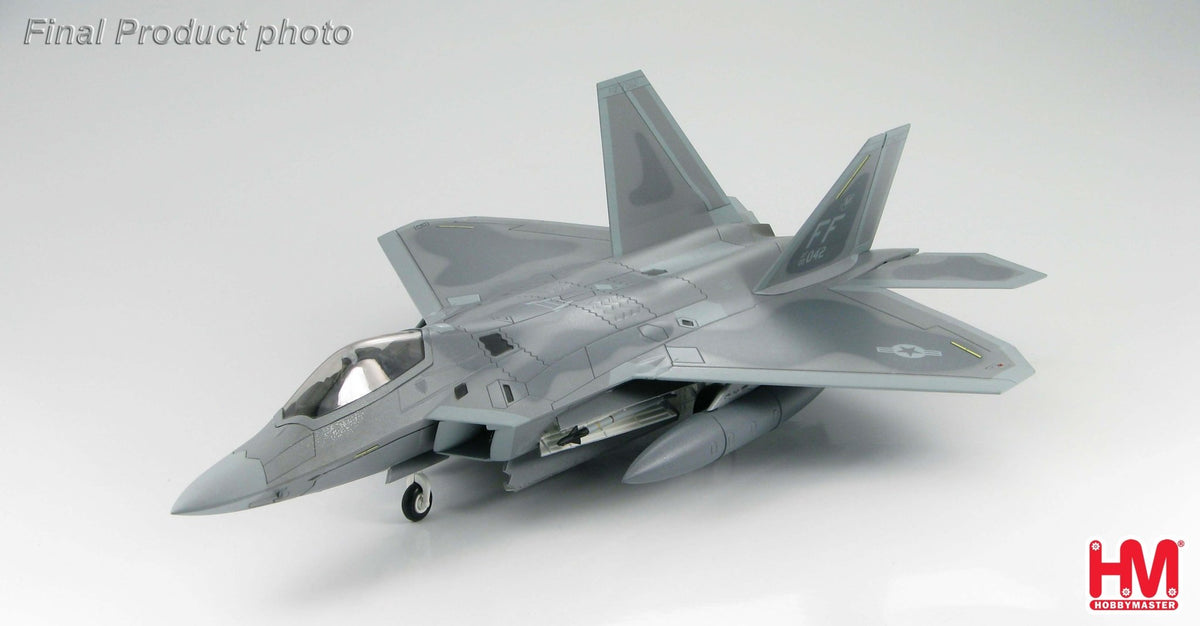 Hobby Master HA2801 1:72 USAF F - 22 Raptor 27th Squadron, Langley Air Force Base, Virginia, May 12, 2005