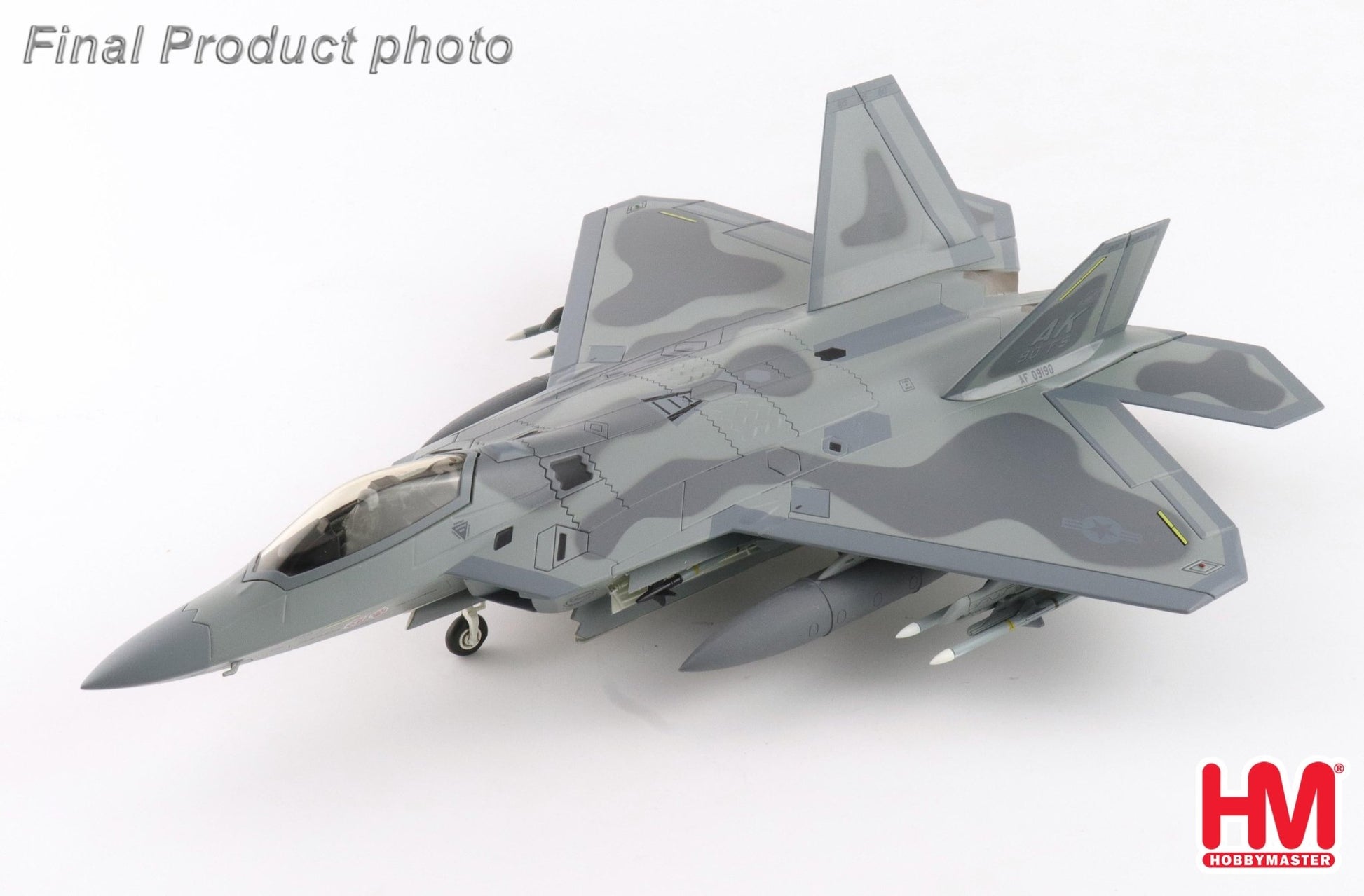 Hobby Master HA2826 1:72 F - 22 "90th FS 100th Anniv. Scheme" 09 - 4190, 90th FS, Elmendorf AB, 2017