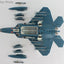 Hobby Master HA2830 1:72 F - 22 "Sea Camouflage" 37 - 8322, 3rd SQ, JASDF (pseudo scheme) (with 8 x AAM - 3 under the wings)