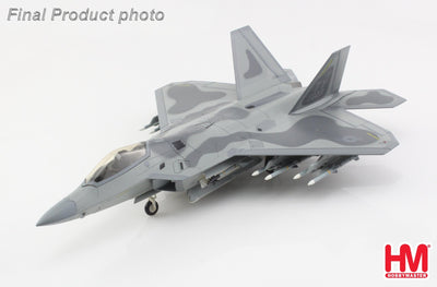 Hobby Master HA2833 1:72F-22 "Maj. Joshua 'Cabo' Gunderson" 01-4023, 43rd FS, 325th FW, Tyndall AFB (w/ pilot's signature card)