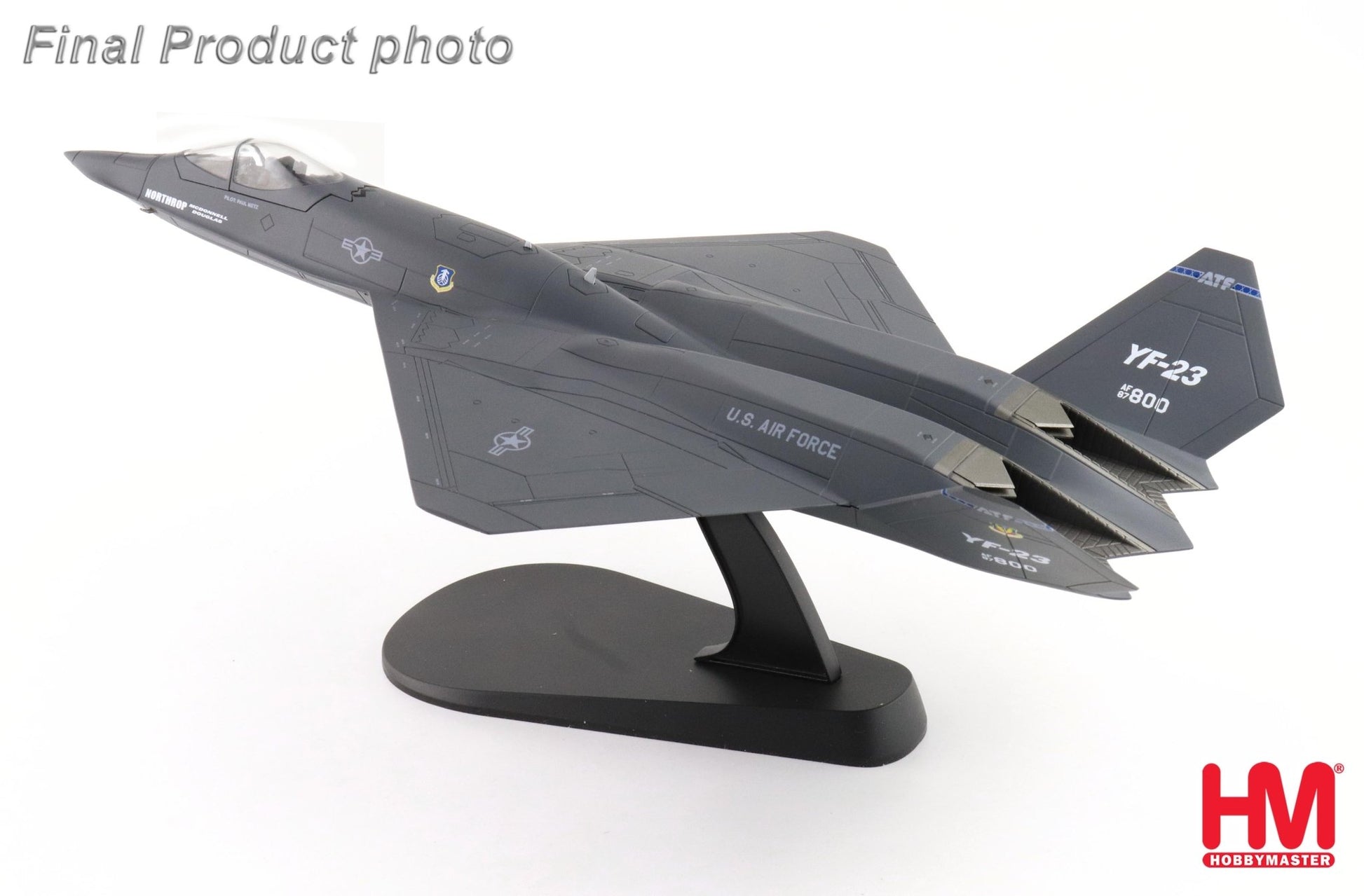 Hobby Master HA2851 1:72 YF - 23 "Black Widow II" PAV - 1, 87 - 0800, 1990 NMUSAF, Wright Patt AFB, Dayton OH