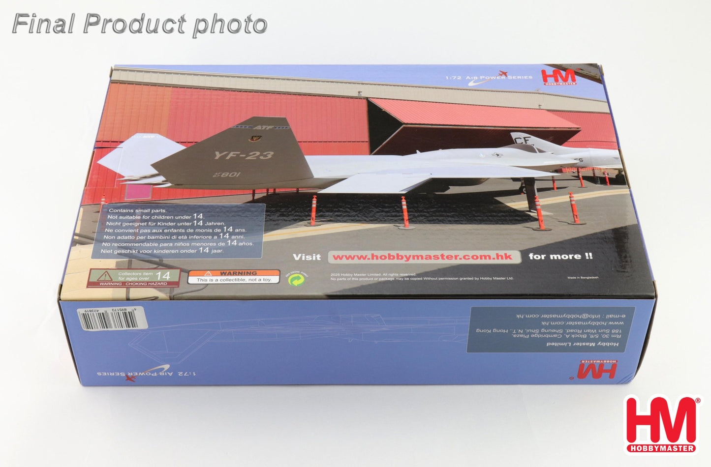 Hobby Master HA2852 1:72 F-23 "Su-57 Aggressor Scheme" Blue 054, 65th AGRS, Nellis AFB (what if scheme)