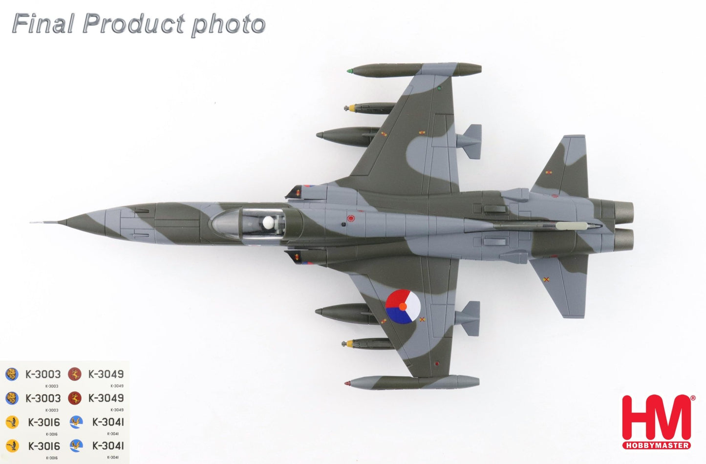 Hobby Master HA33011 1:72 NF - 5A Freedom Fighter RNLAF, 1970s (w/ decal for 5 planes)