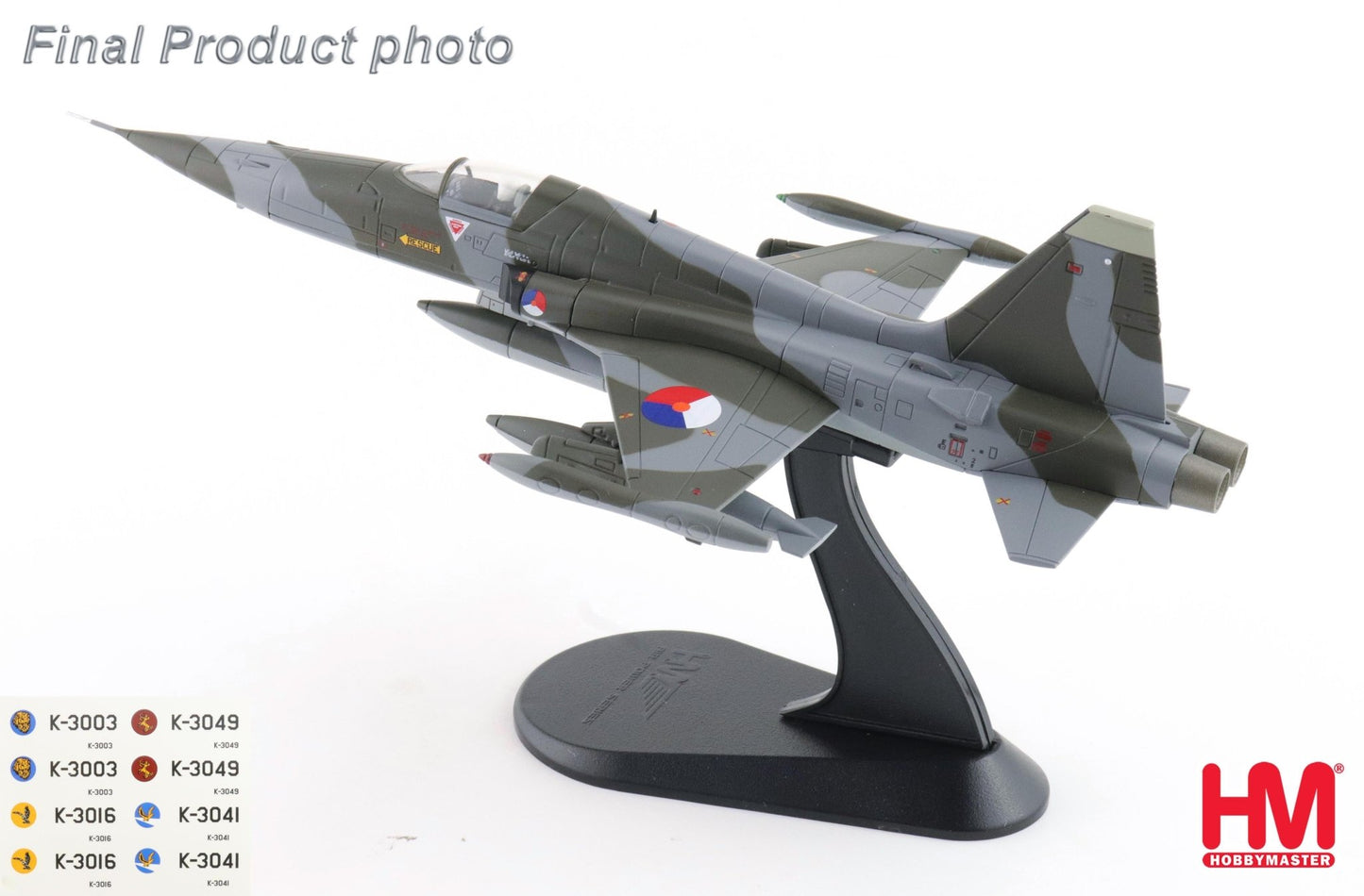 Hobby Master HA33011 1:72 NF - 5A Freedom Fighter RNLAF, 1970s (w/ decal for 5 planes)