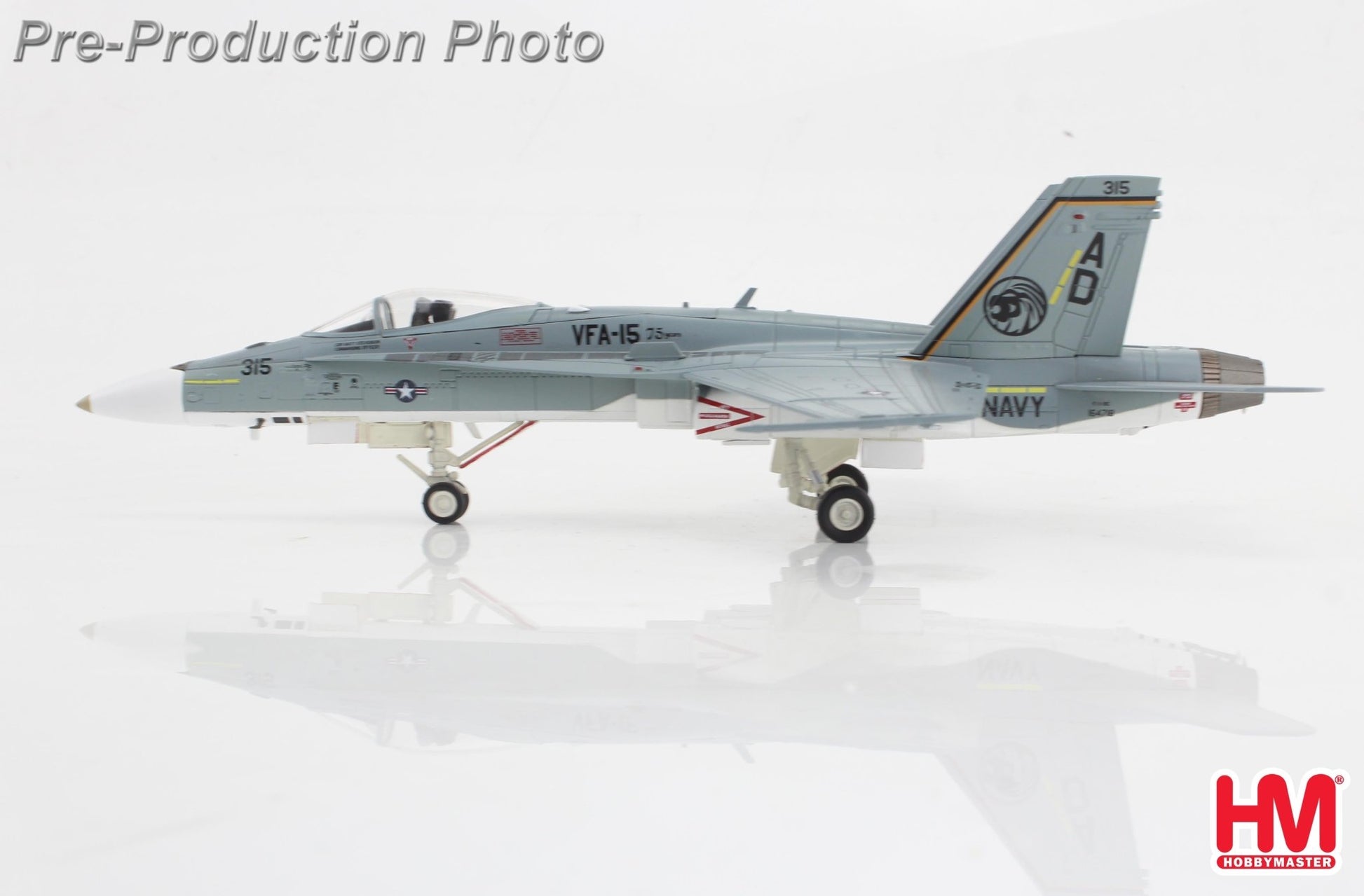 Hobby Master HA3590 1:72 F/A - 18C "VFA - 15 Retro TAC Demo Jet" 164718, VFA - 106 Gladiators, March 2017