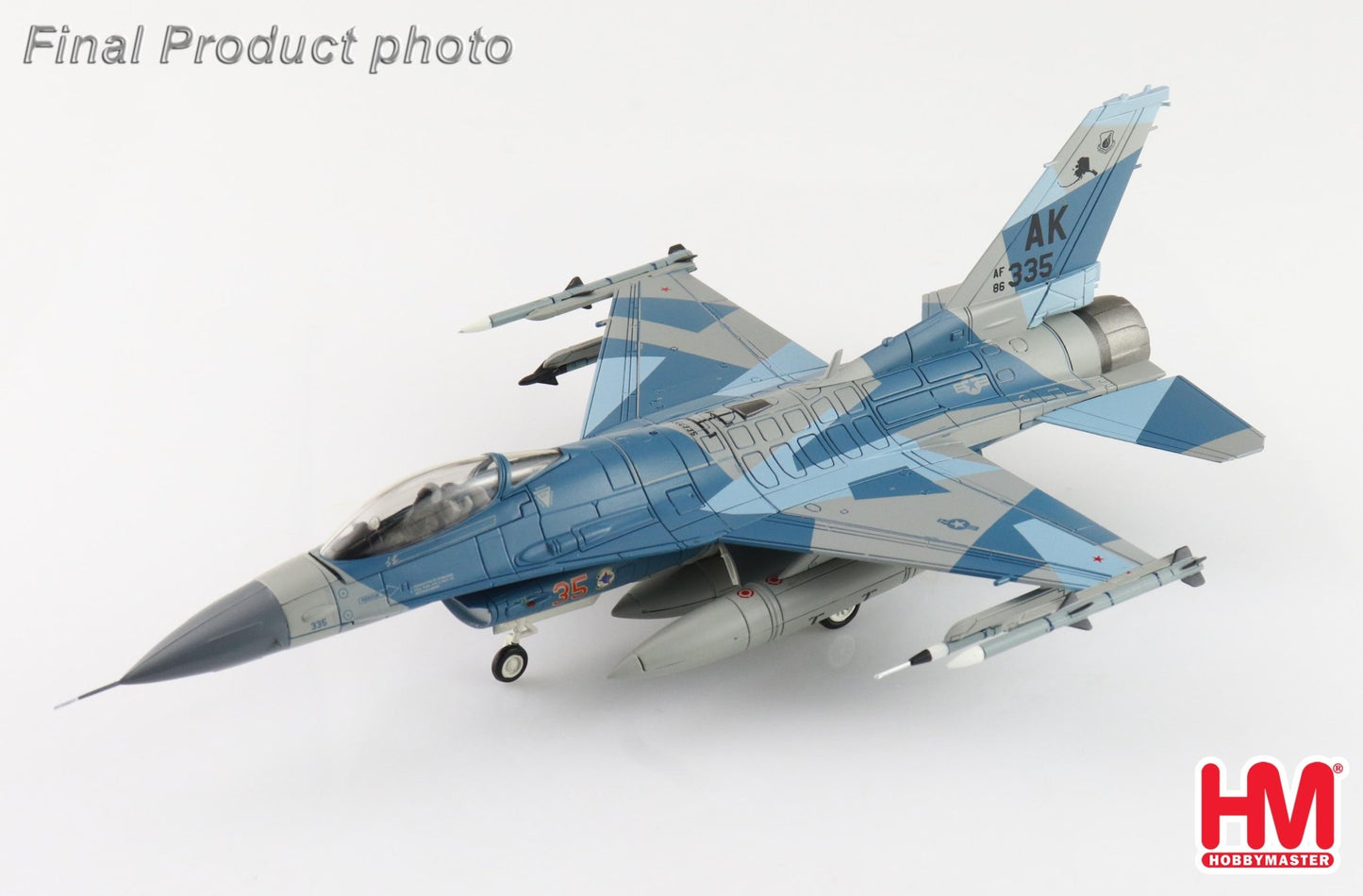 Hobby Master HA38005 1:72 Lockheed F - 16C "Blue Splinter" 86 - 0335, 354th Wing, 18th AGRS, Eielson AFB, Alaska, 2018