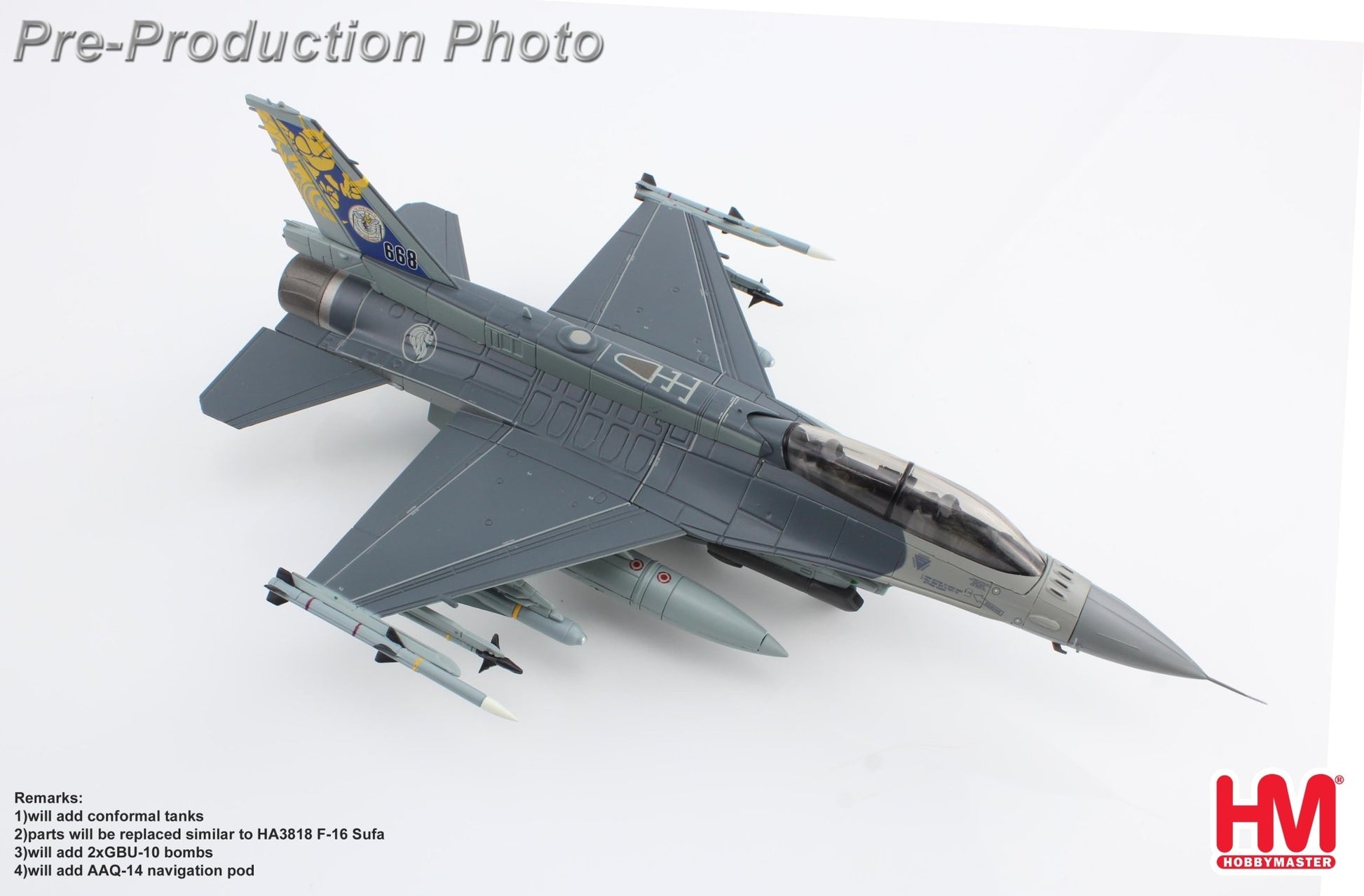 Hobby Master HA38026 1:72 F - 16D RSAF "Exercise Hot Shot"