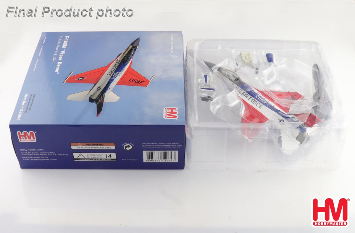 Hobby Master HA38043 1:72 F - 16CM "Viper Demo" 91 - 0395, Shawn AFB, 2024