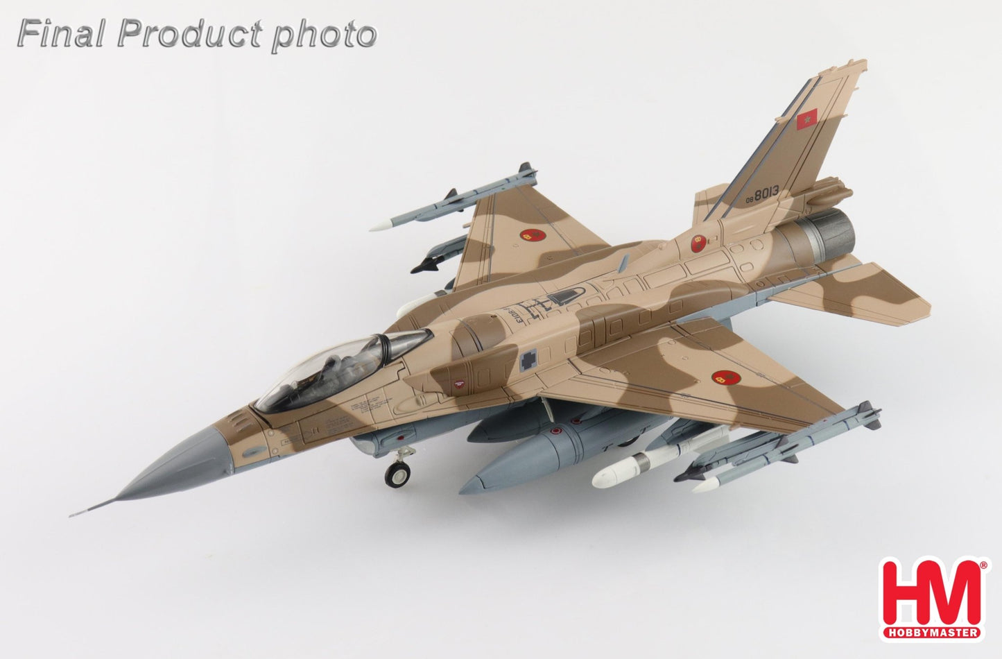 Hobby Master HA38050 1:72 F - 16C "Royal Moroccan AF" 08 - 8013, RMAF, RAF Fairford, RIAT 2024