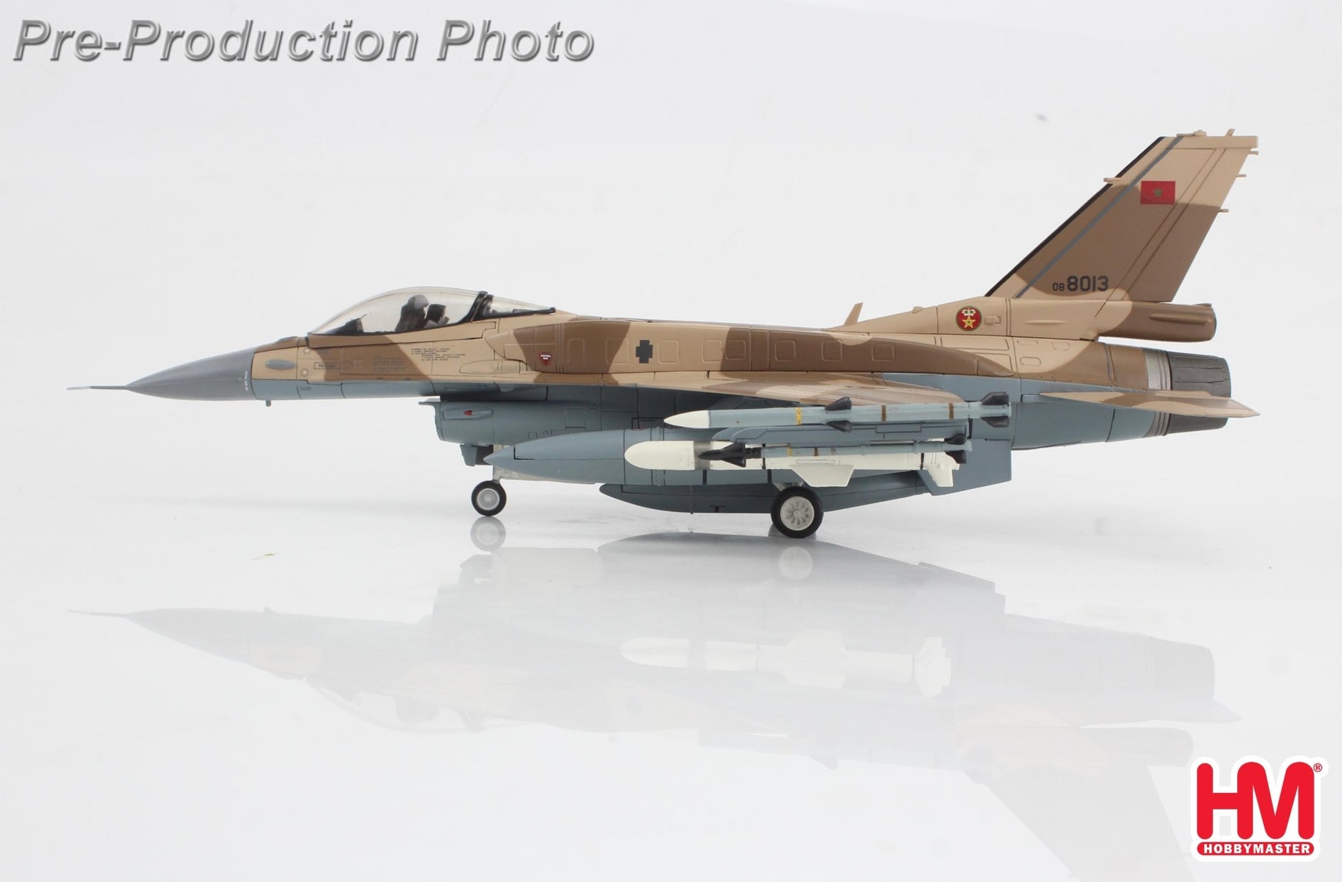 Hobby Master HA38050 1:72 F - 16C "Royal Moroccan AF" 08 - 8013, RMAF, RAF Fairford, RIAT 2024