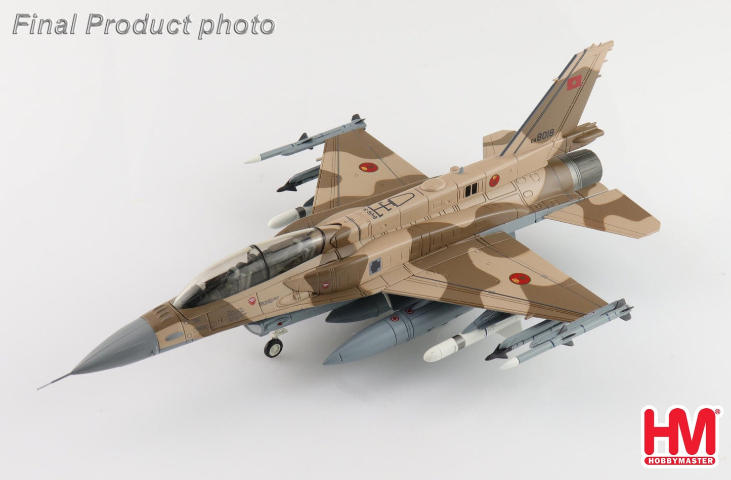 Hobby Master HA38051 1:72 F - 16D "Royal Moroccan AF" 08 - 8018, RMAF, RAF Fairford, RIAT 2024