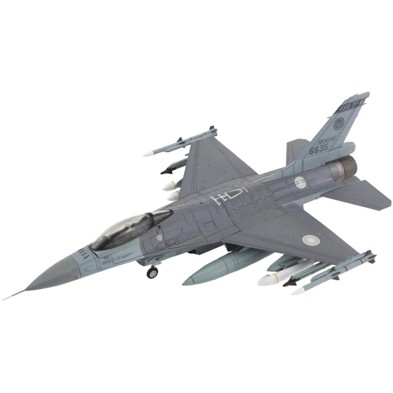 Hobby Master HA38059 1:72 F - 16A Fighting Falcon 6635, 22 TFG/455 TFW, ROCAF (w/10 x MK.20 cluster bombs)