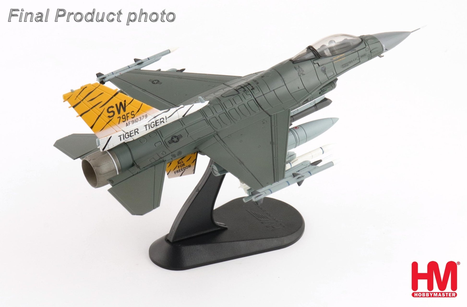 Hobby Master HA38066 1:72 F - 16CM "Tiger Tiger 1" 91 - 0379, 79th FS, Shaw Air Base, 2023