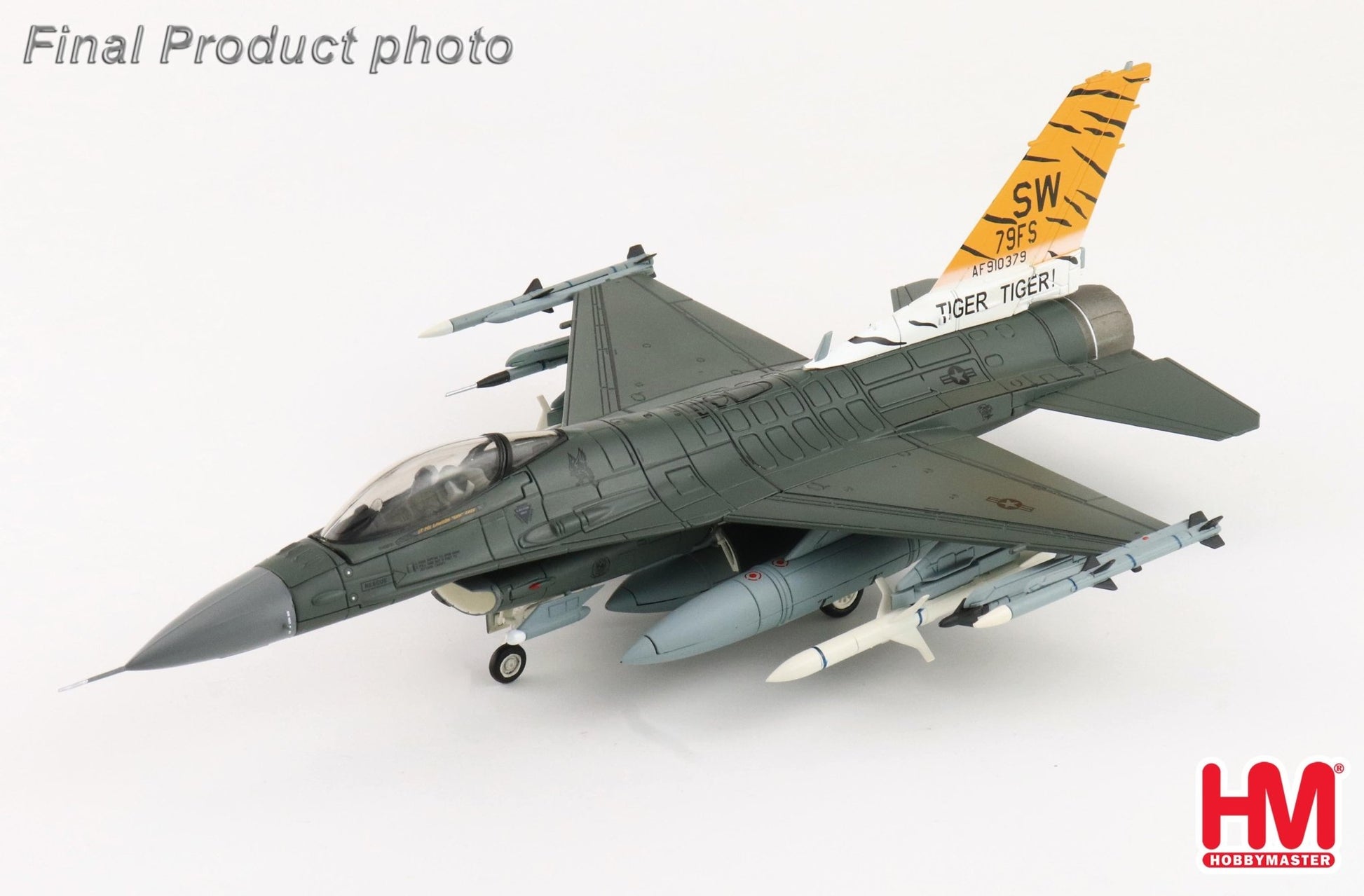 Hobby Master HA38066 1:72 F - 16CM "Tiger Tiger 1" 91 - 0379, 79th FS, Shaw Air Base, 2023