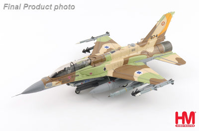 Hobby Master HA38068 1:72 F - 16I "Operation Rising Lion" 874, No. 107 Sqn., IAF, 2025 (w/GBU - 39 bombs & Rampage mssiles)